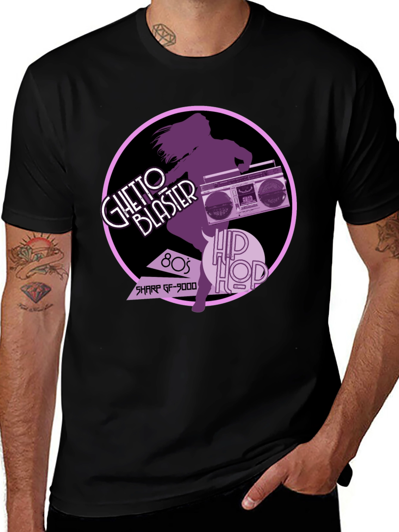 Ghetto Blaster 80s Hip Hop T-Shirt
