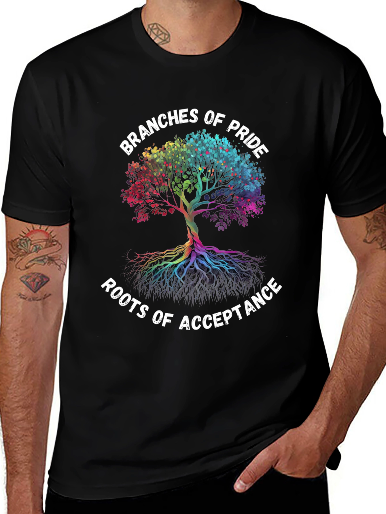 Variant 20 of Pride Tree Graphic Tee - Branches of Pride
