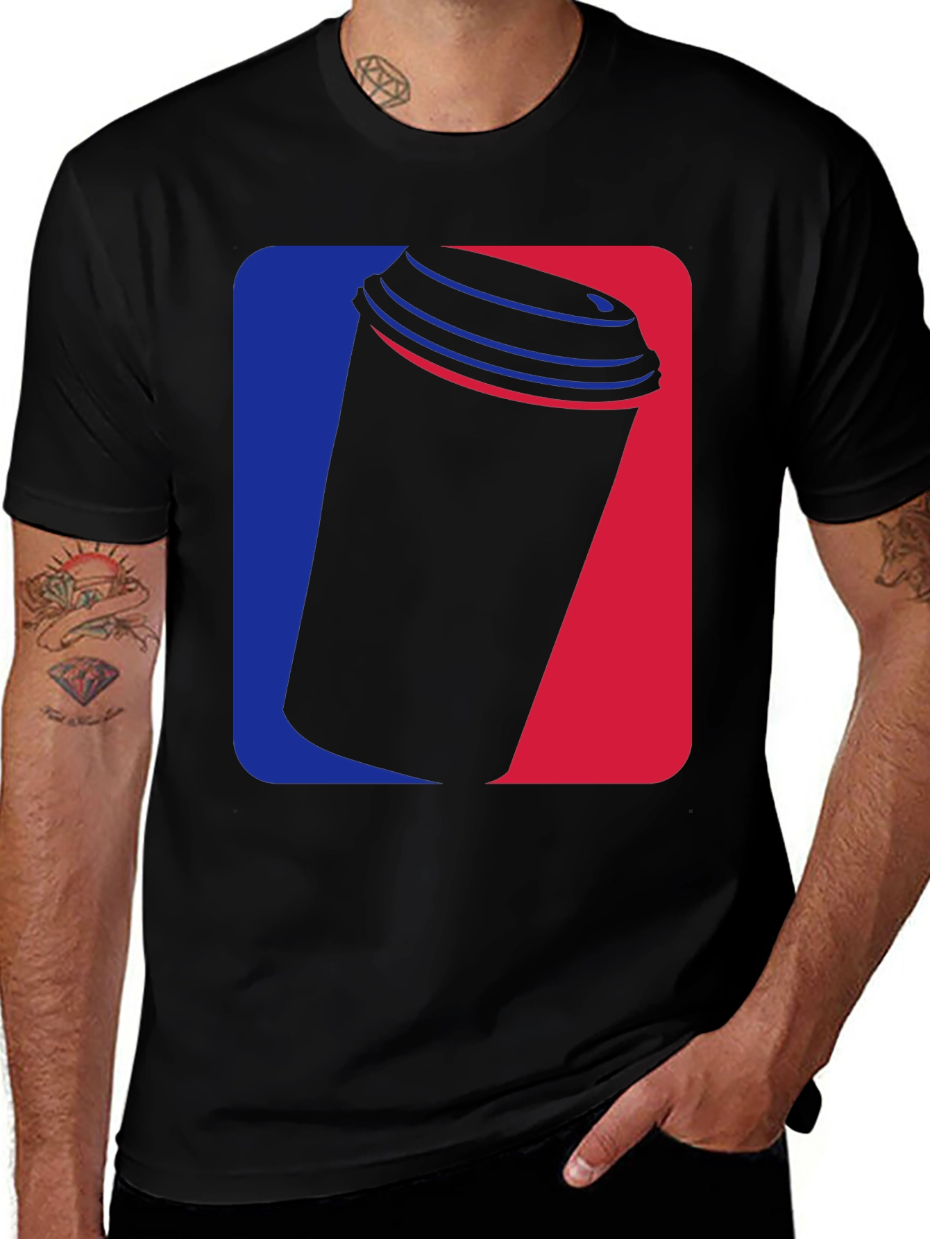 Variant 20 of Retro Coffee Cup Graphic Tee