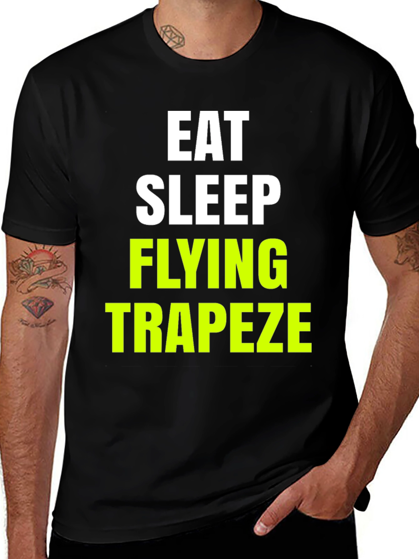 Variant 6 of Eat Sleep Flying Trapeze T-Shirt