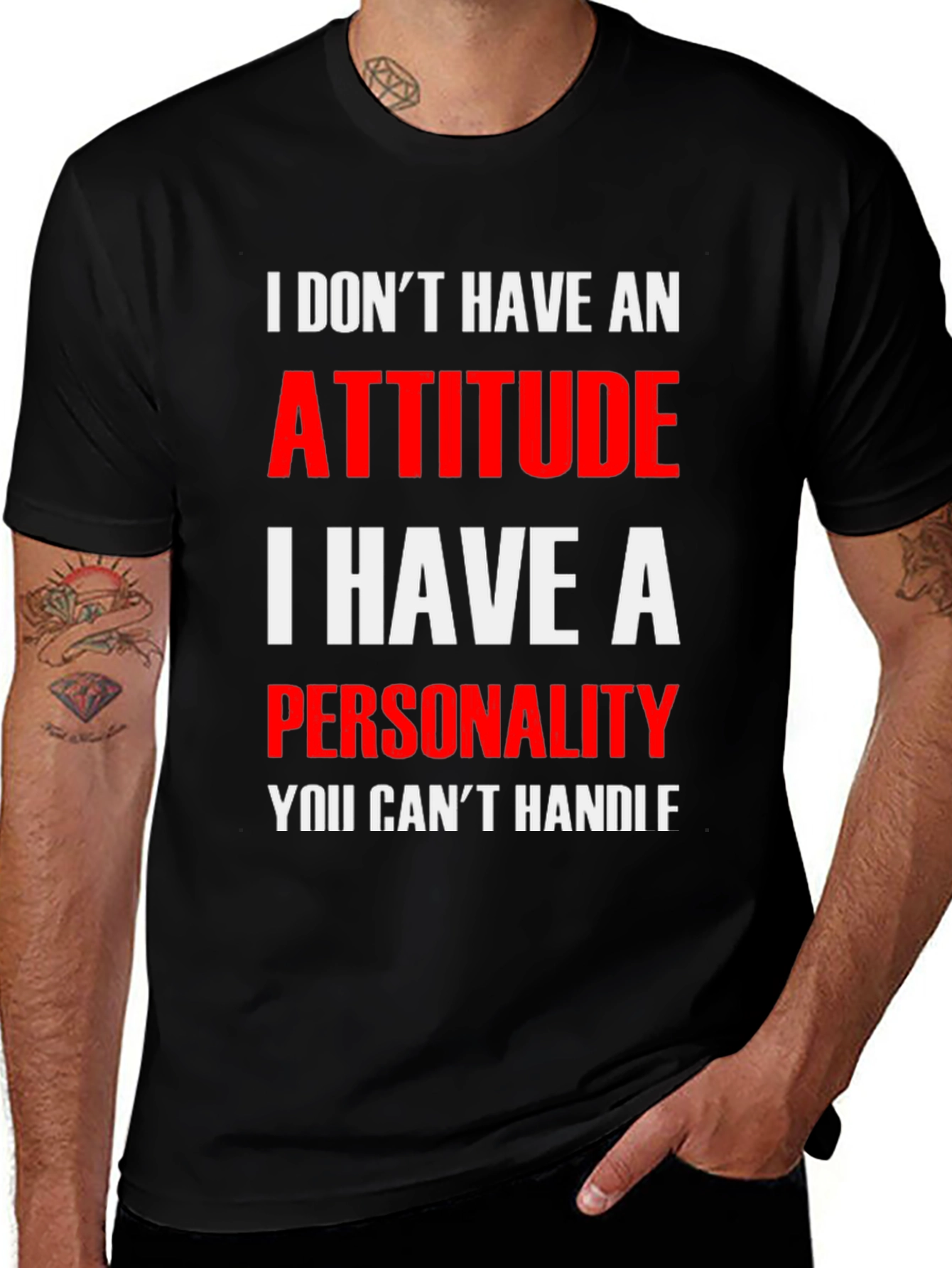 Variant 27 of Attitude? No, Personality T-Shirt