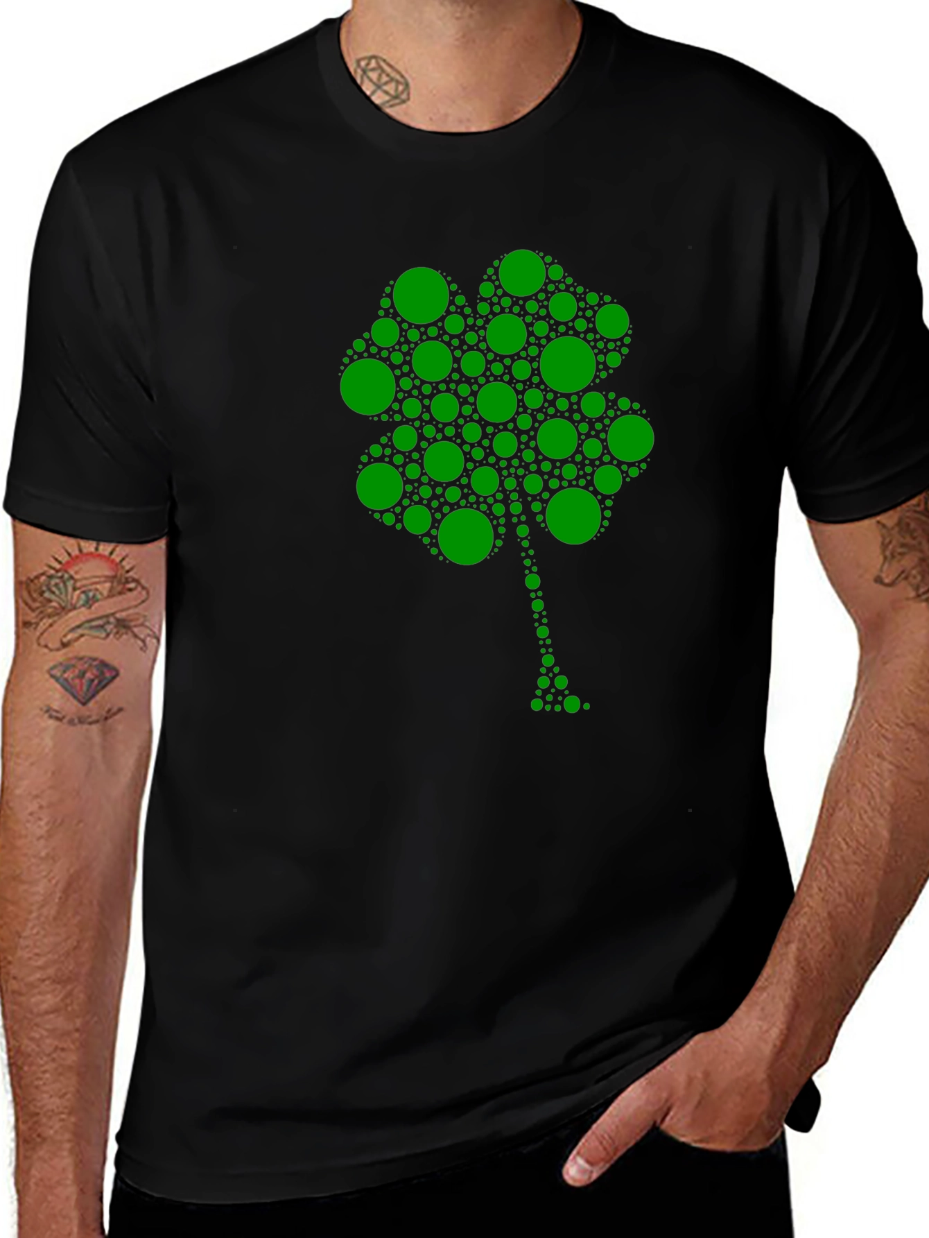 Shamrock Luck Graphic Tee - Stylish St. Patrick's Day Apparel