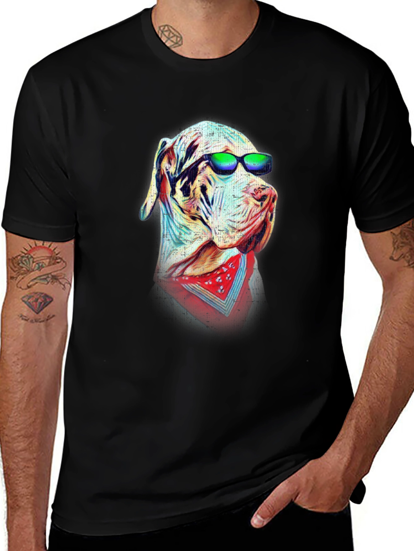 Variant 21 of Cool Dog Graphic T-Shirt