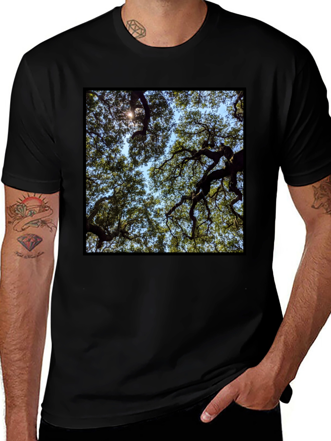 Variant 20 of Nature Canopy Tree T-Shirt