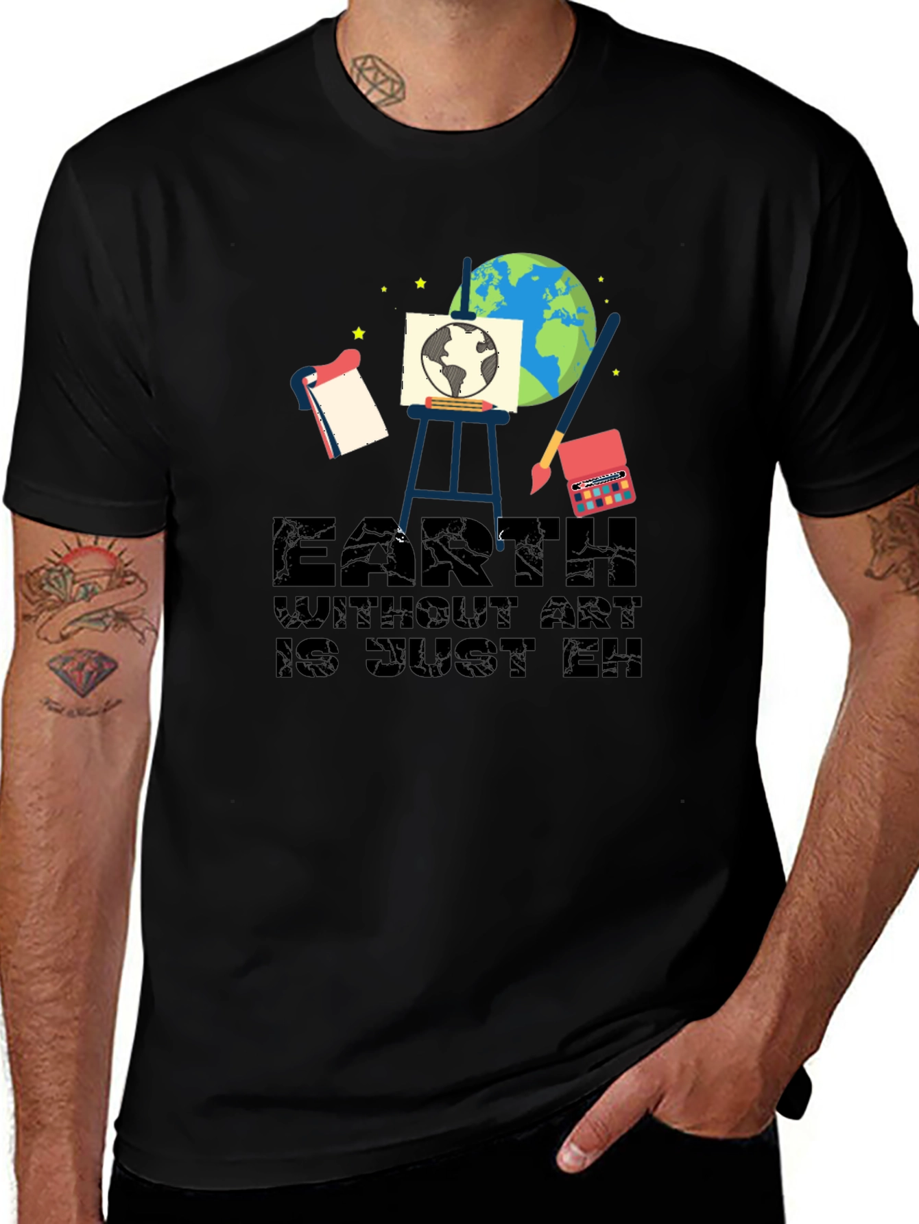 Variant 28 of Earth Without Art is Just Eh Funny Graphic T-Shirt