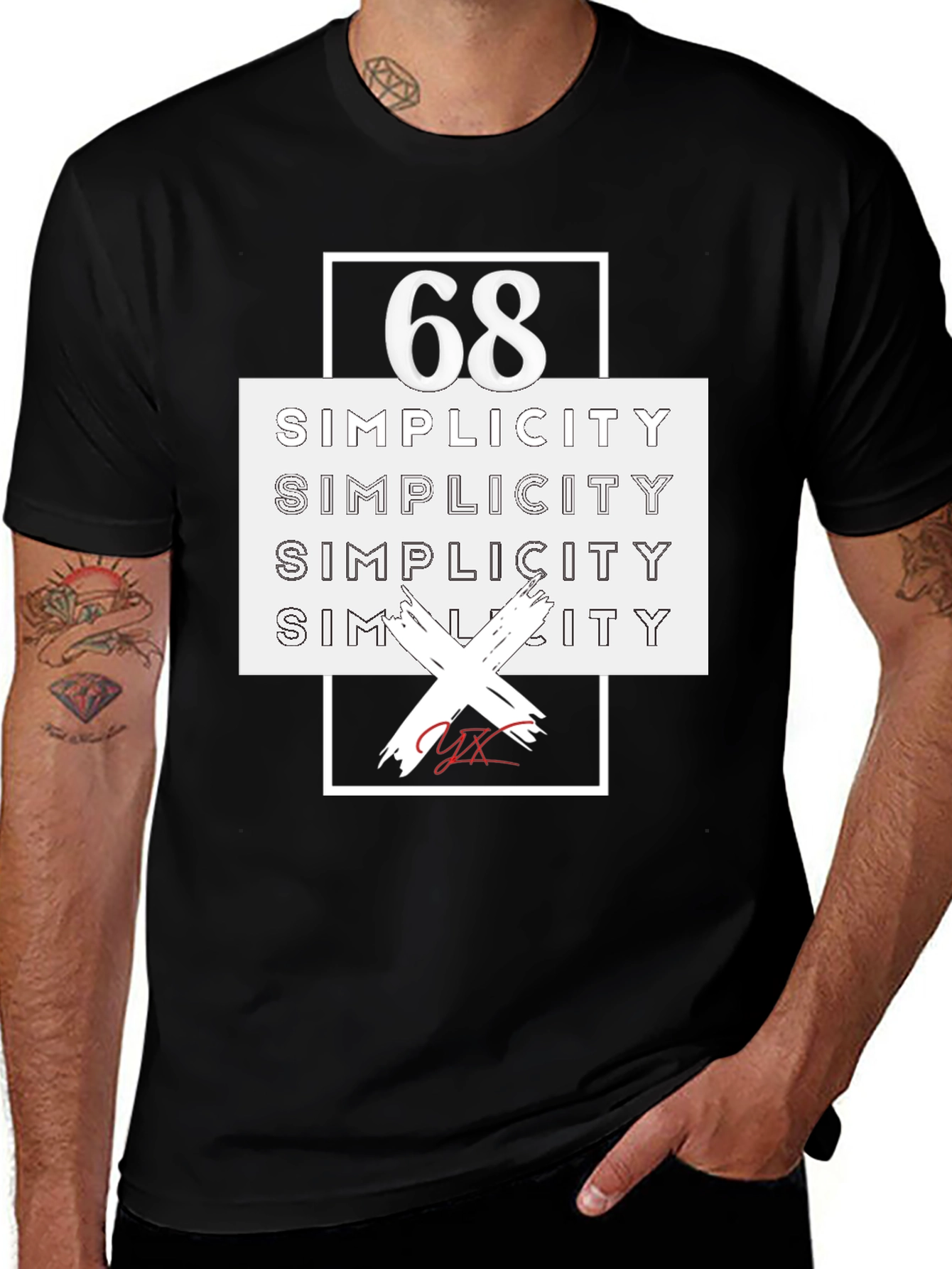 Variant 28 of 68 Simplicity Graphic Tee - Modern Streetwear Style