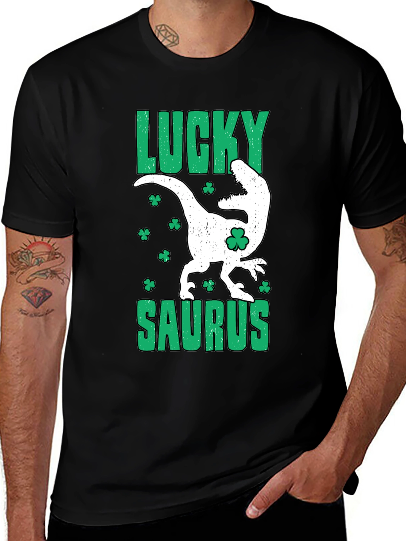 Lucky Saurus St. Patrick's Day T-Shirt
