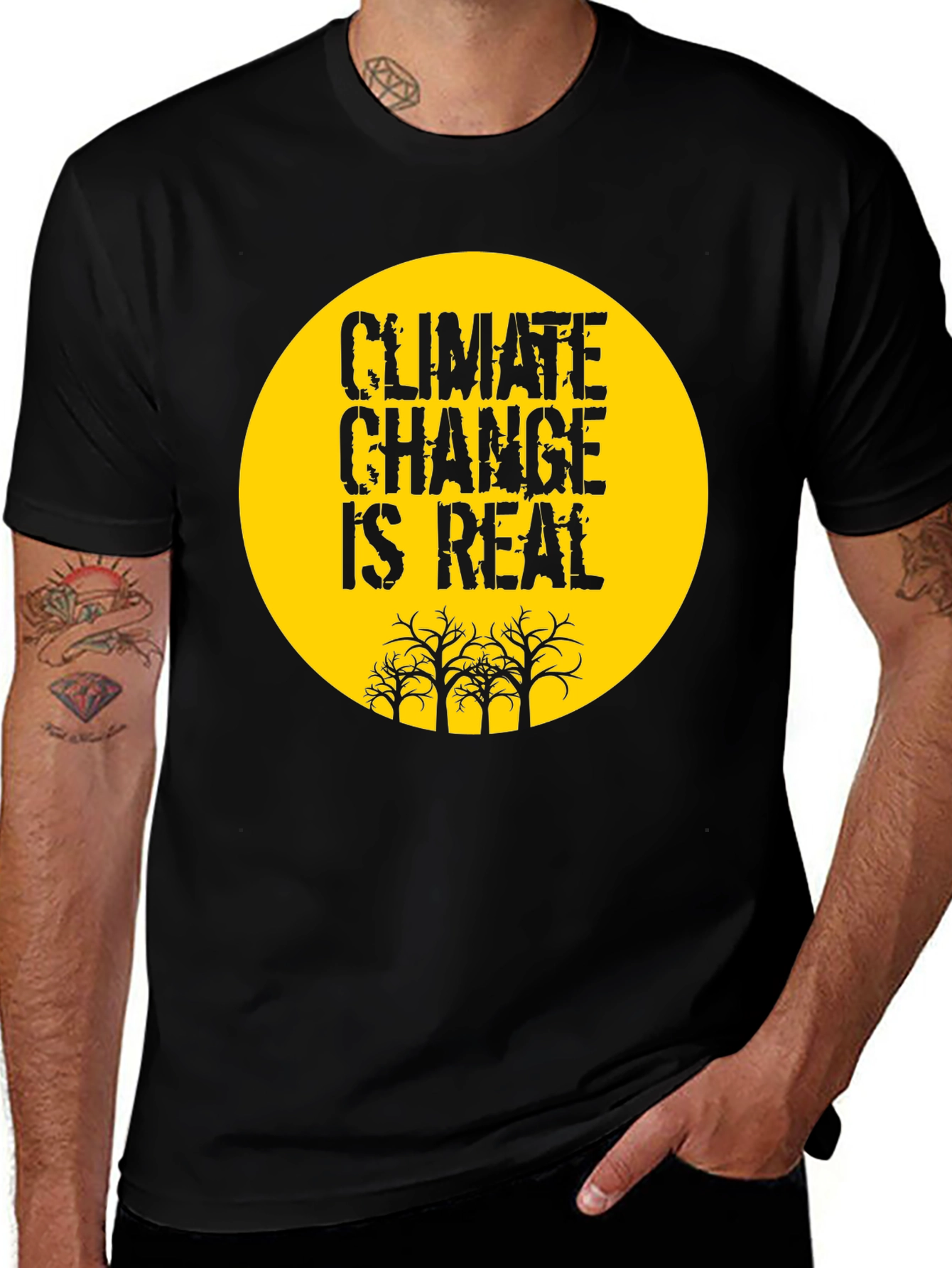 Variant 26 of Climate Change Is Real Graphic Tee