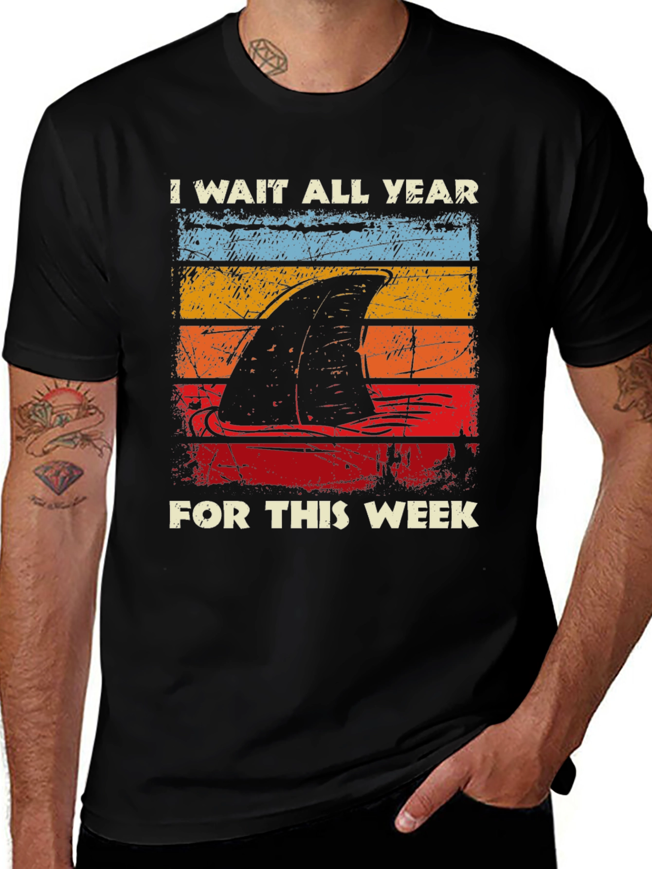 Shark Week T-Shirt - I Wait All Year!