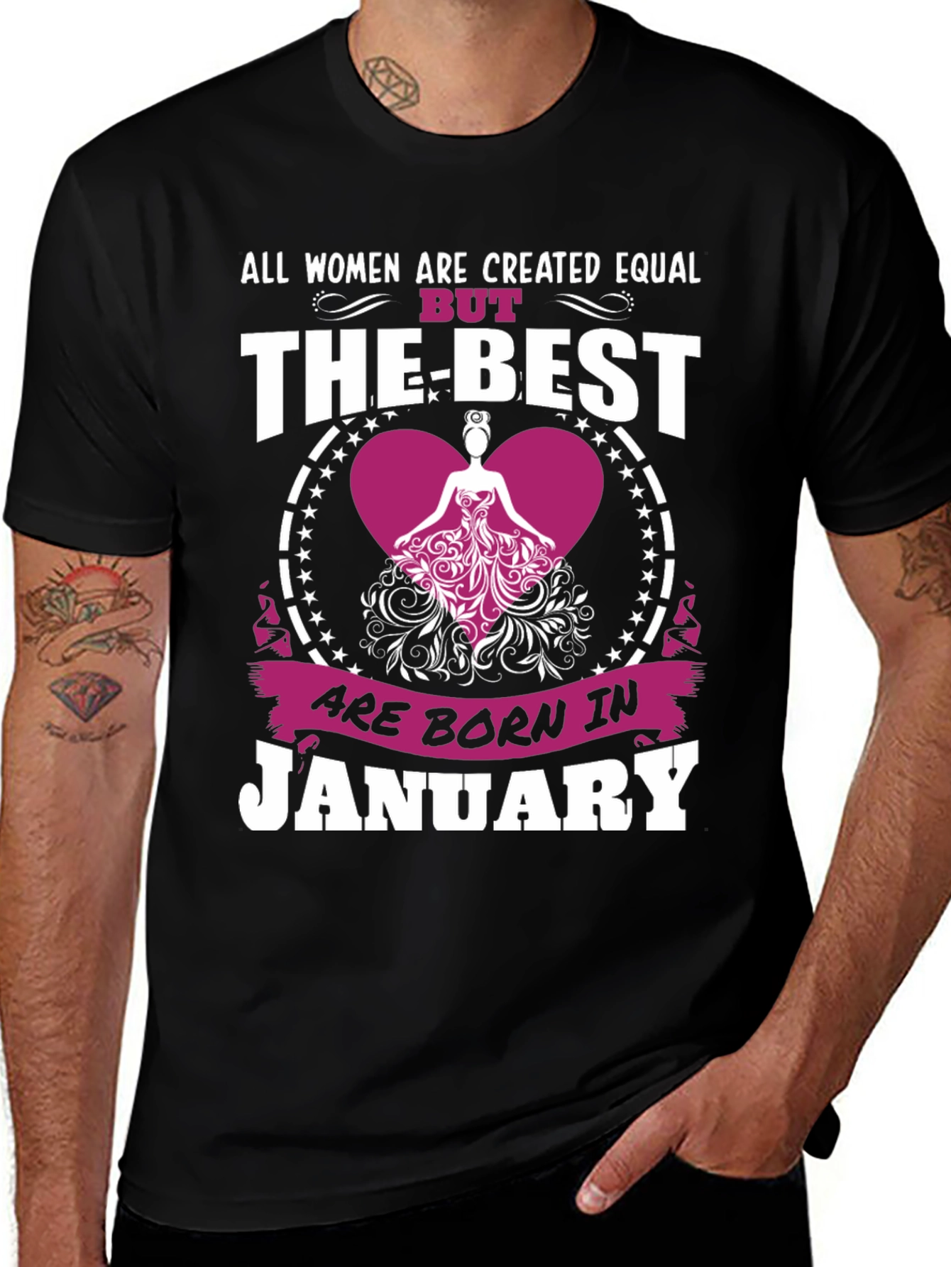 Variant 17 of Women Born in January Graphic T-Shirt