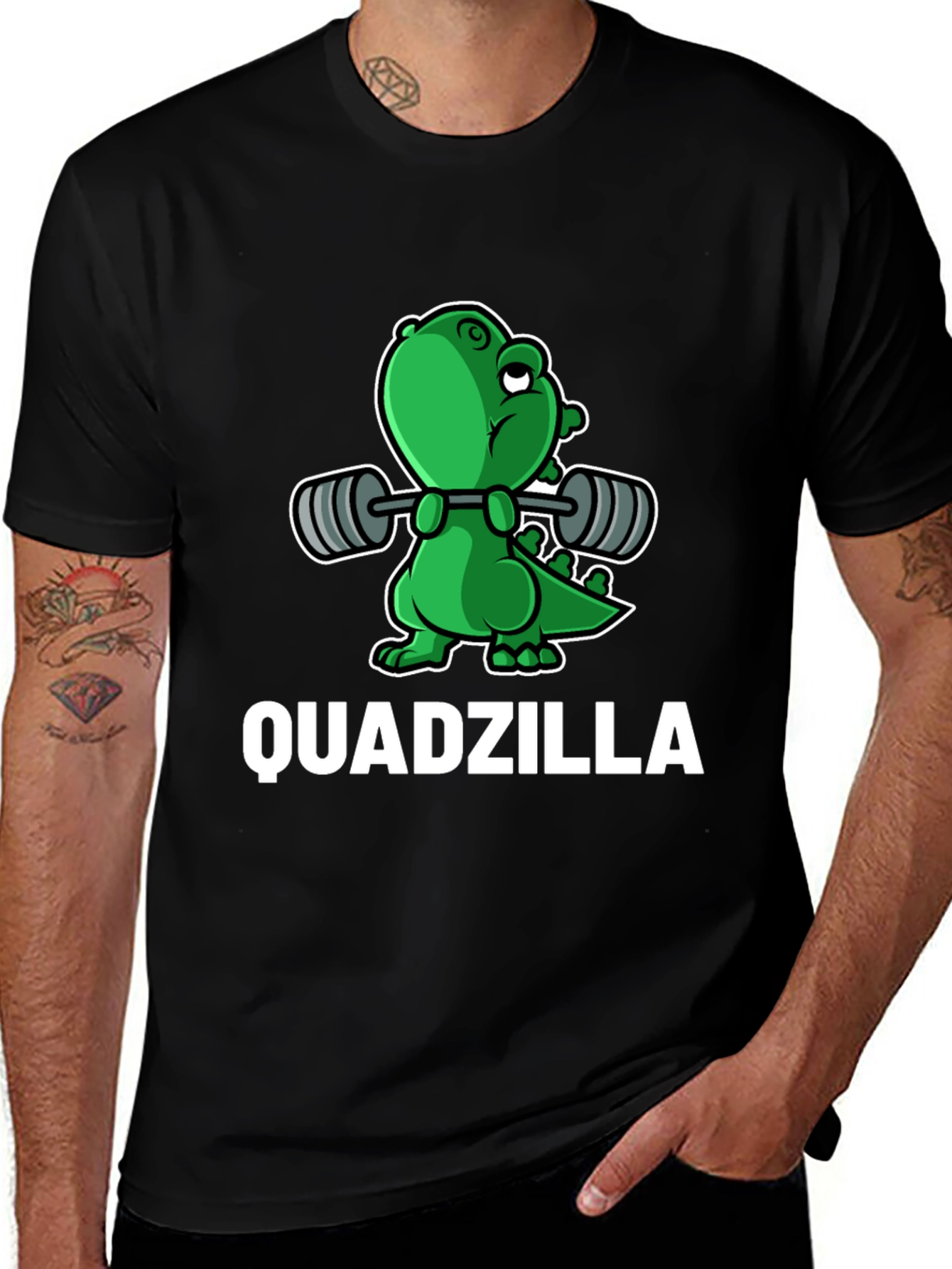Variant 16 of Quadzilla Dinosaur Graphic T-Shirt