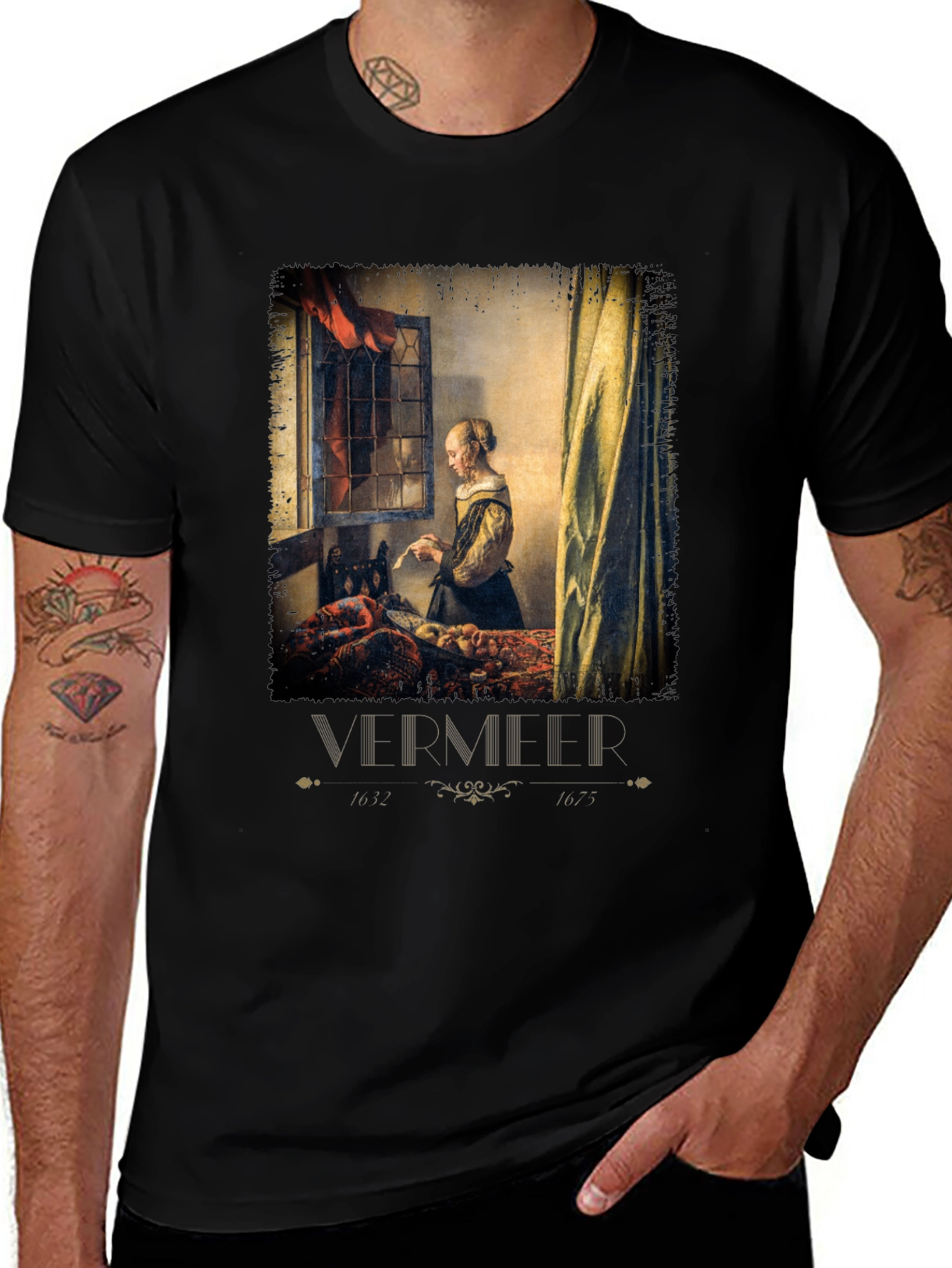 Vermeer Art Graphic Tee - Unisex