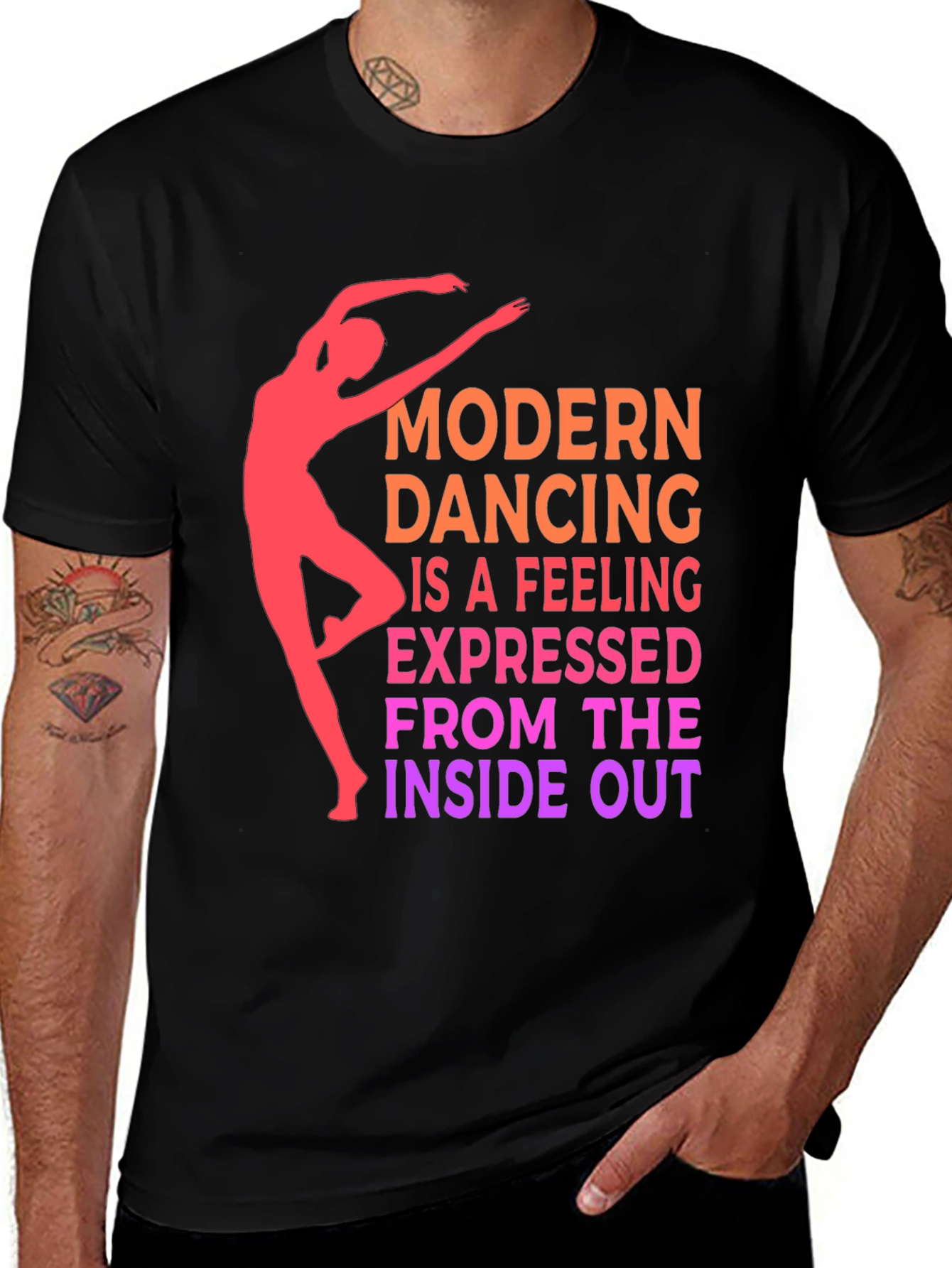 Modern Dance Graphic Tee - Express Yourself!