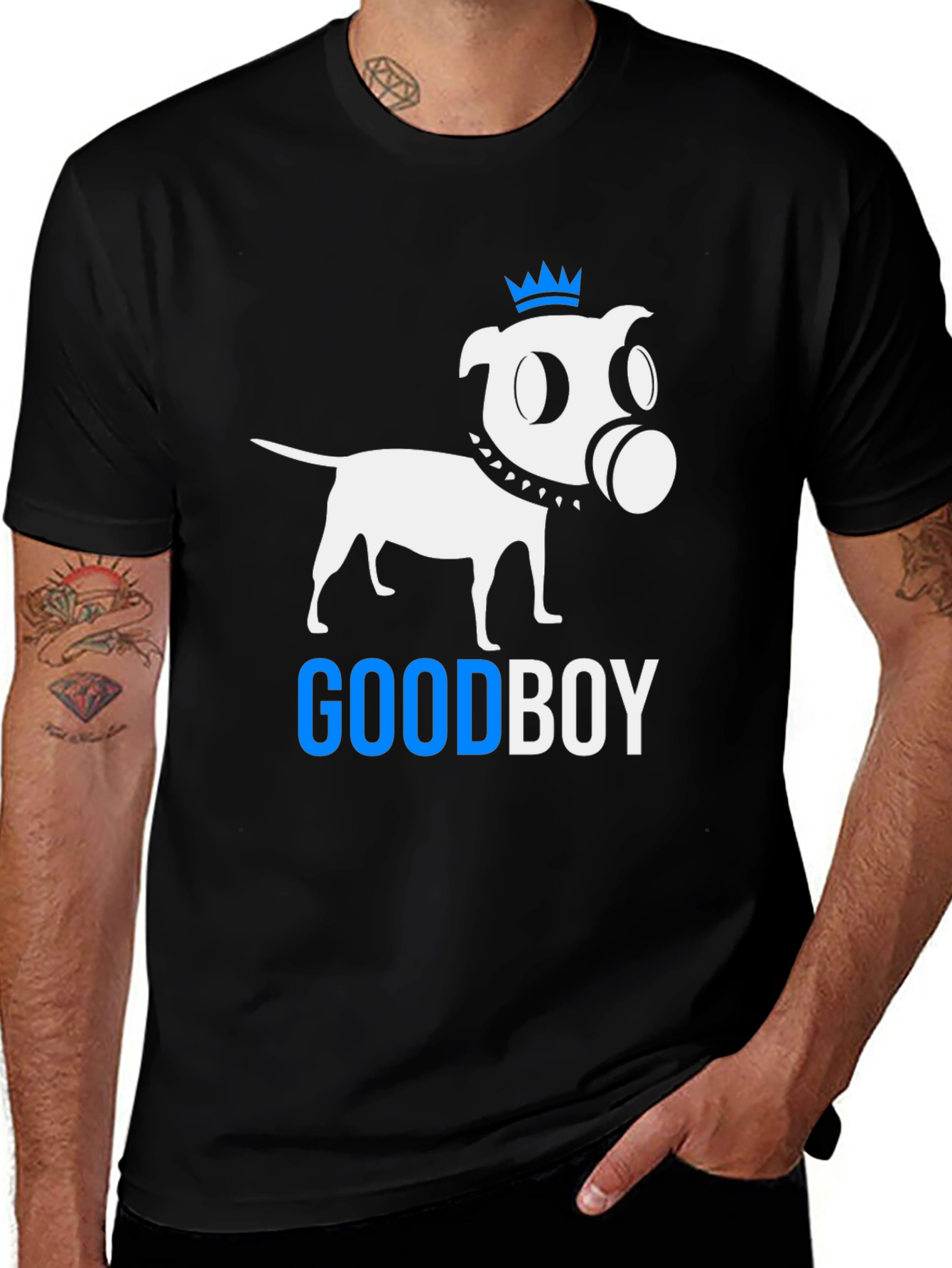 Good Boy Graphic Tee - Stylish Dog Design