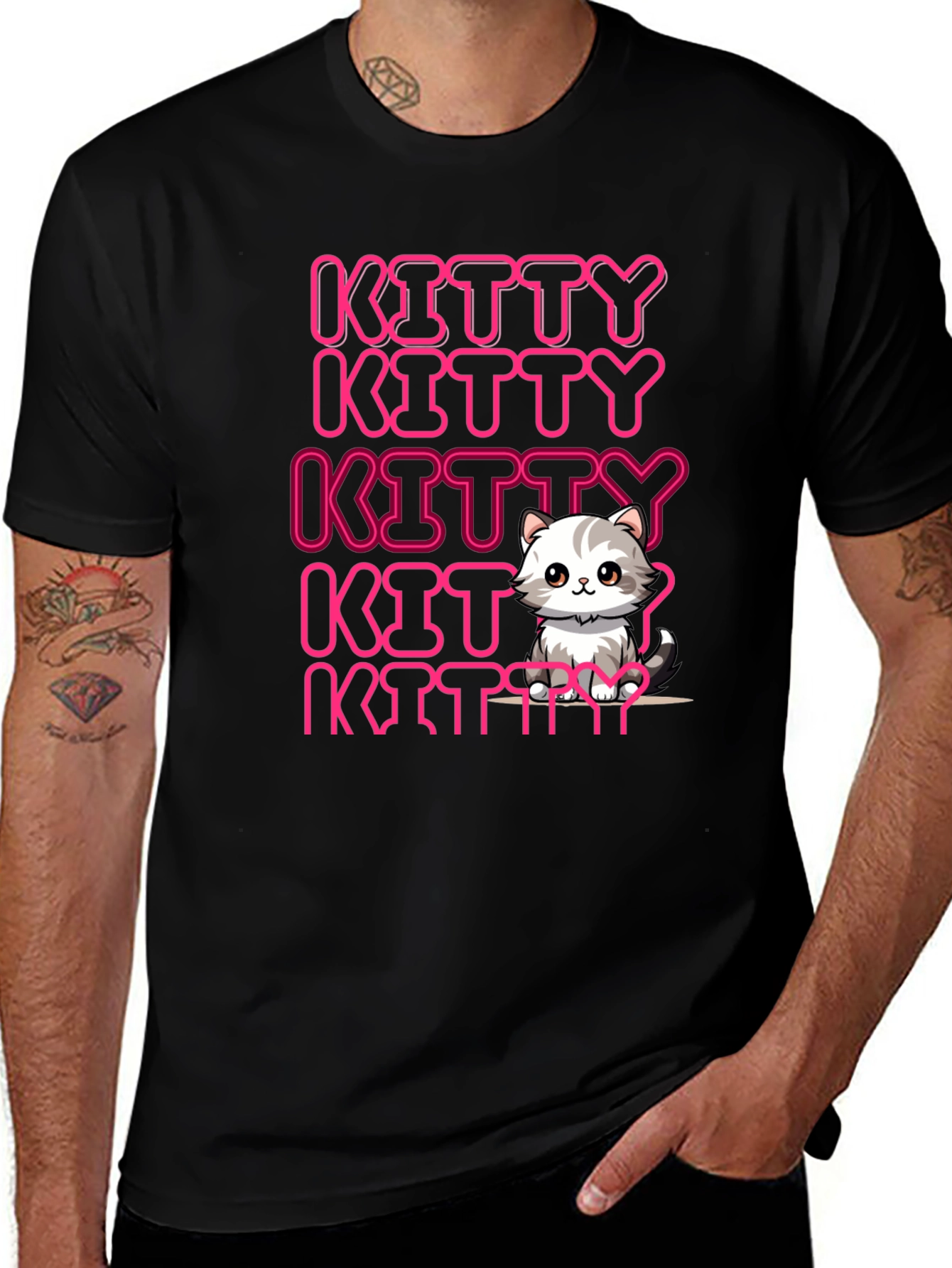 Variant 26 of Kitty Neon T-Shirt
