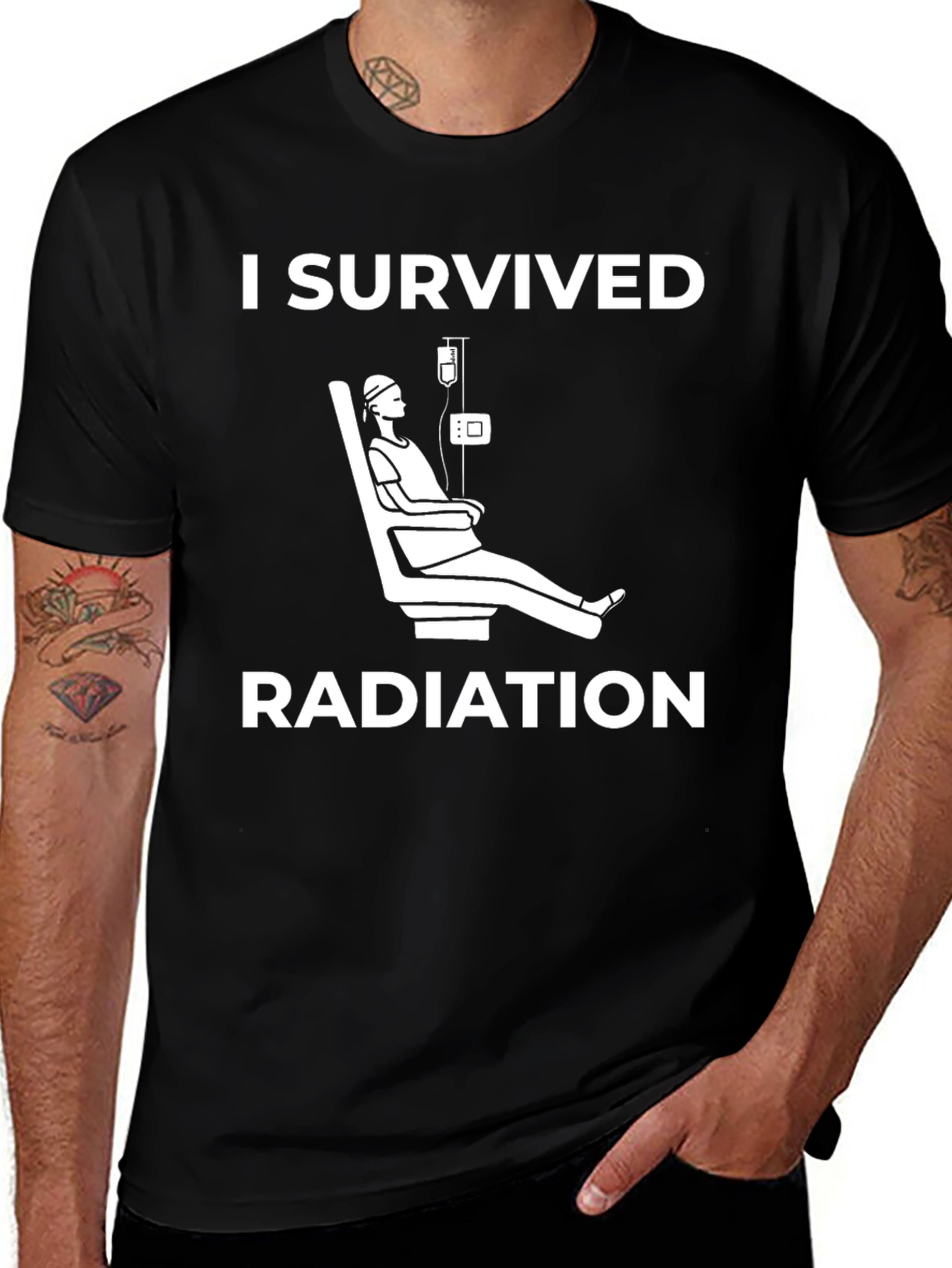 Variant 20 of I Survived Radiation Graphic T-Shirt