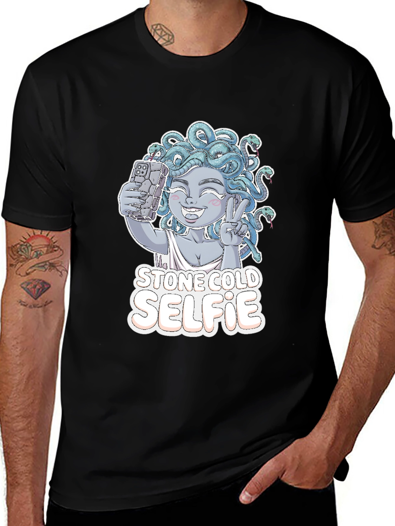 Stone Cold Selfie Graphic Tee