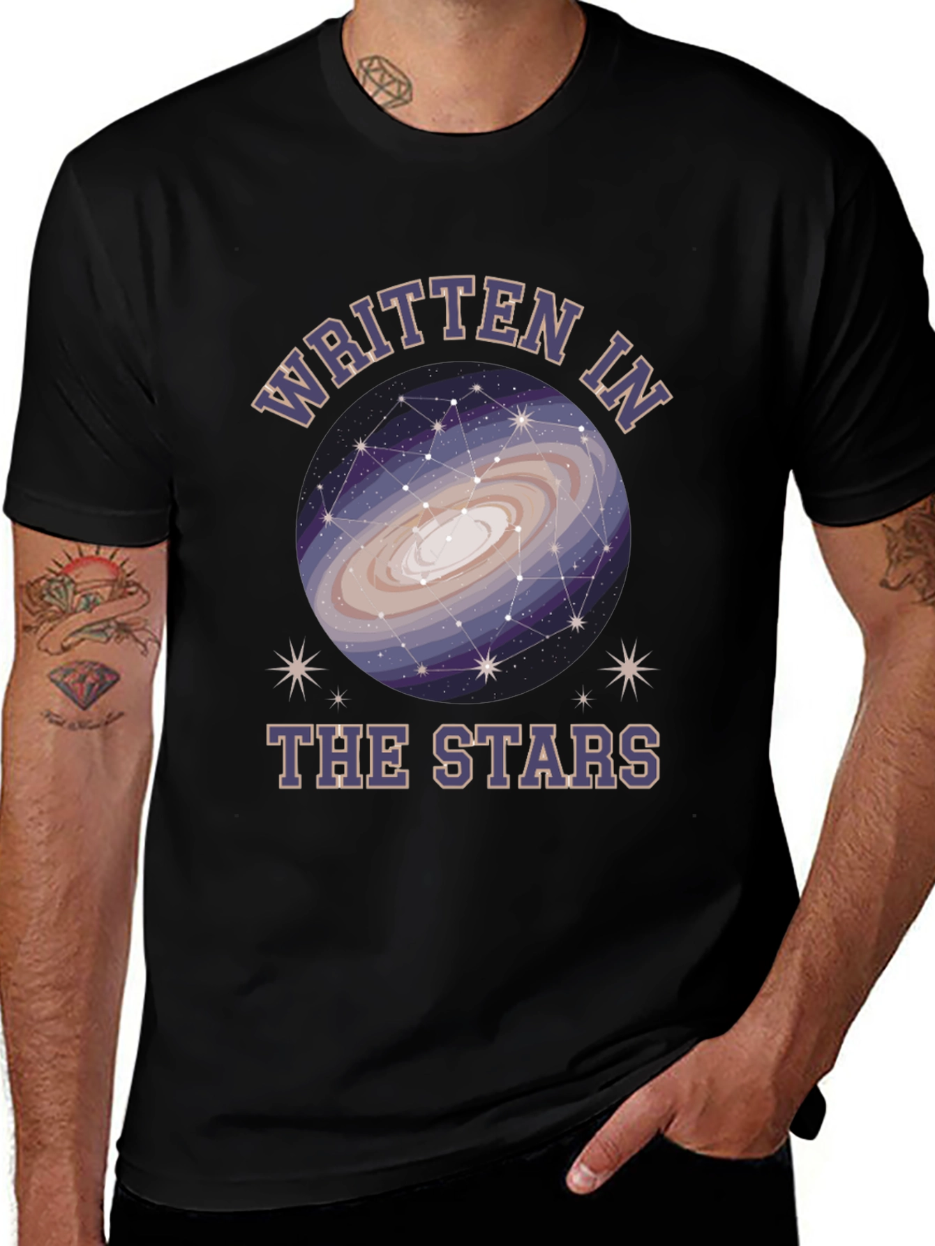 Variant 17 of Written in the Stars Galaxy Graphic T-Shirt