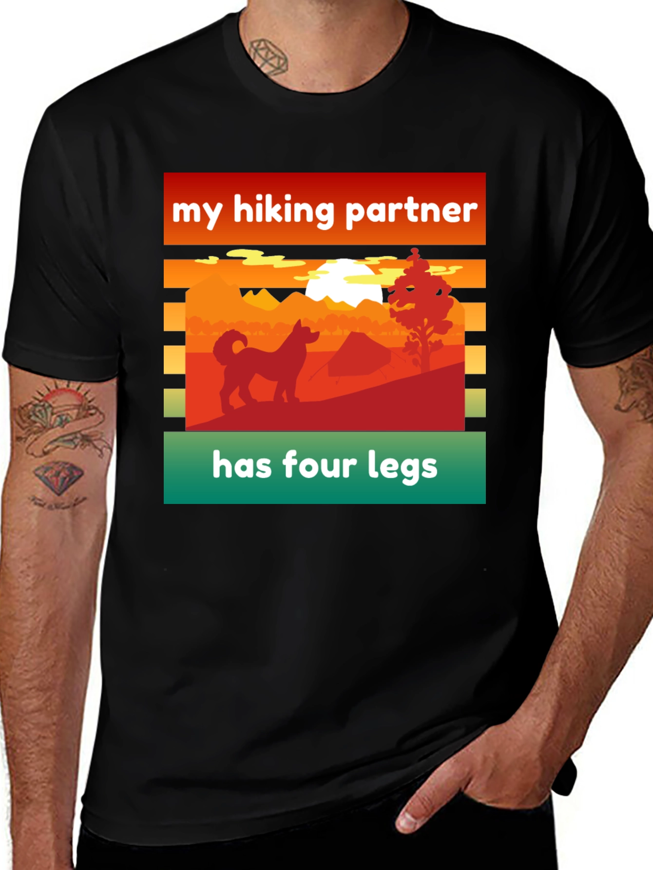 Hiking Partner Dog T-Shirt
