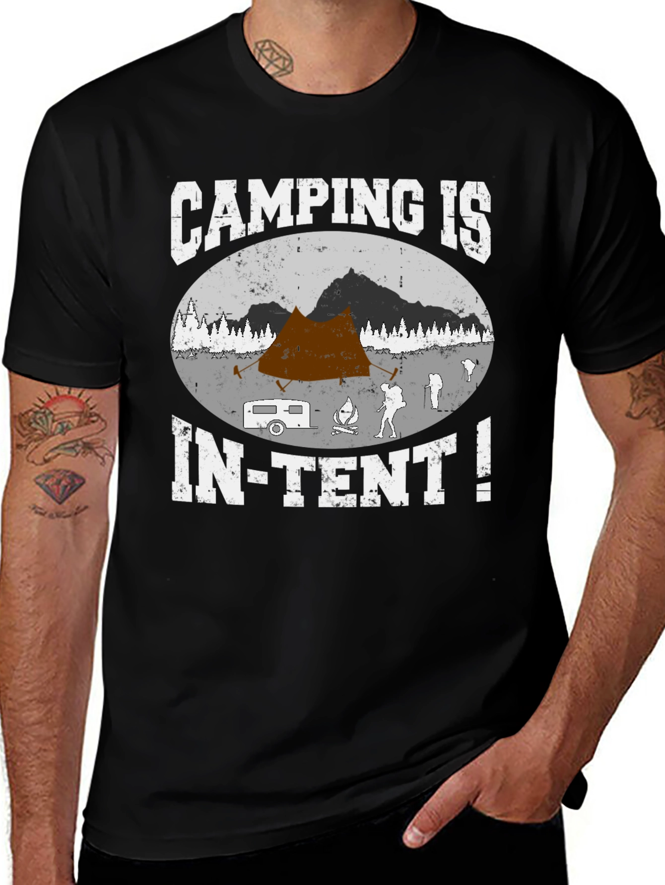 Camping Is In-Tent T-Shirt