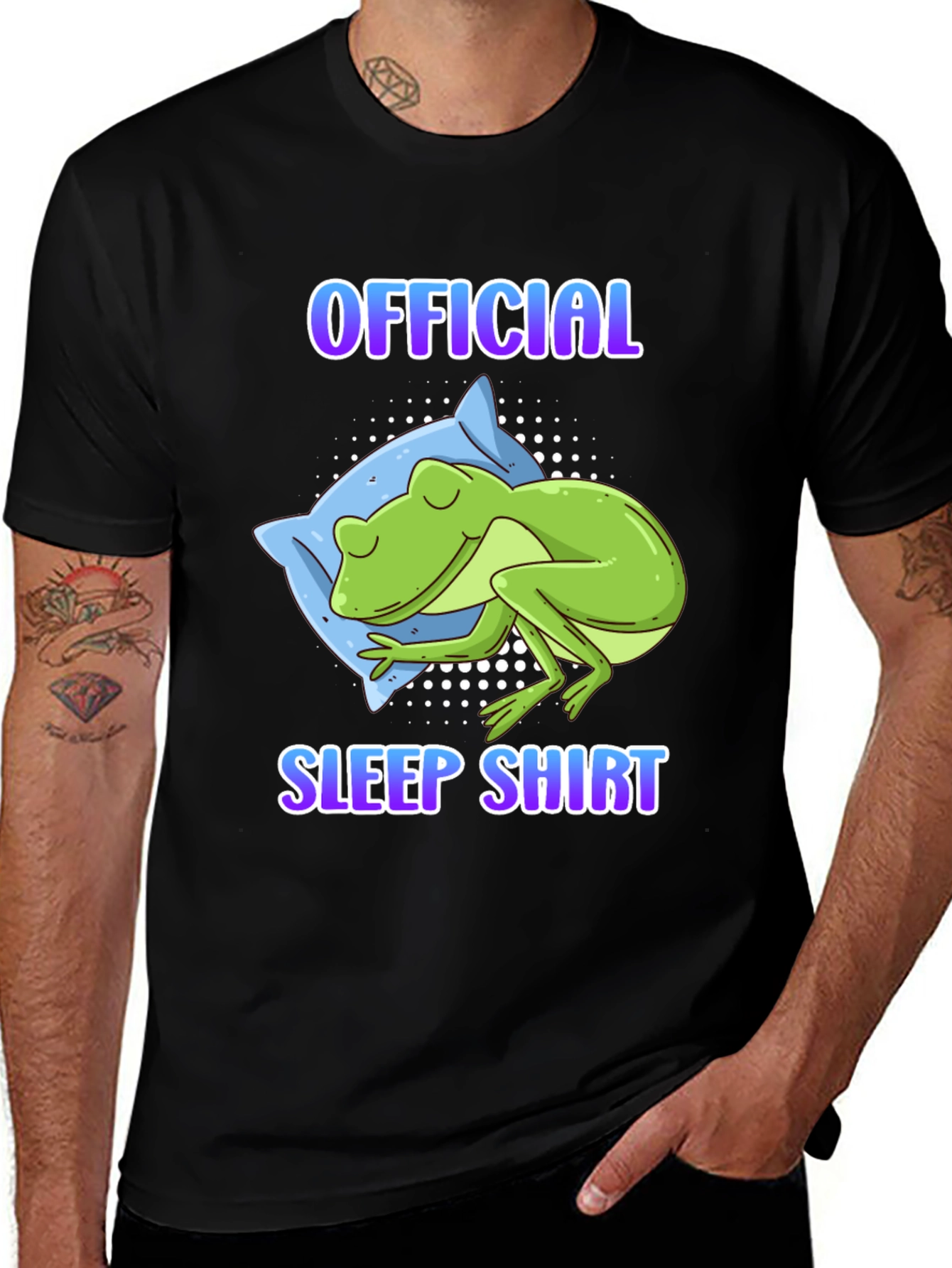 Variant 25 of Official Sleep Shirt - Sleeping Frog Tee
