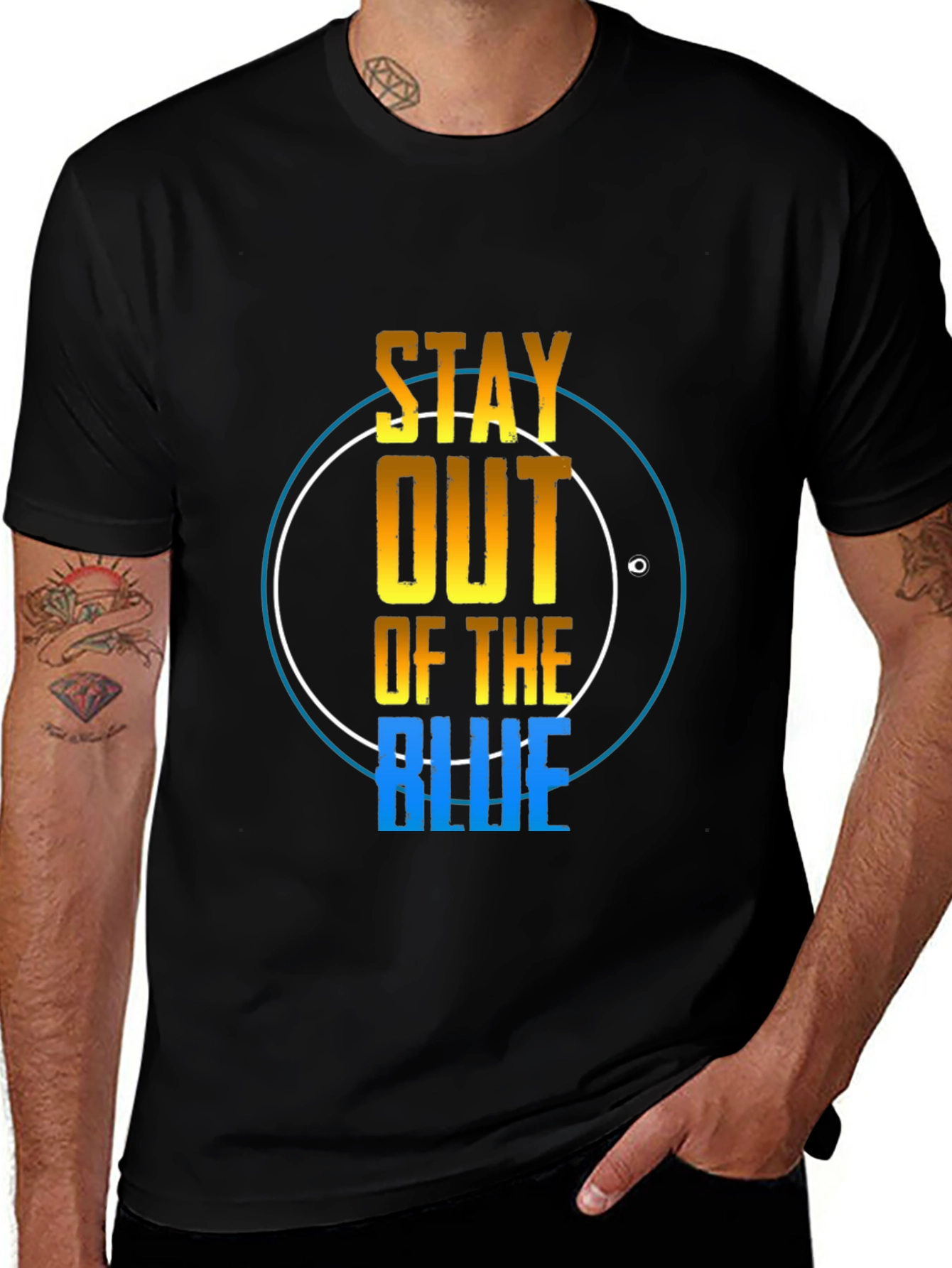 Variant 27 of Stay Out of the Blue Graphic Tee