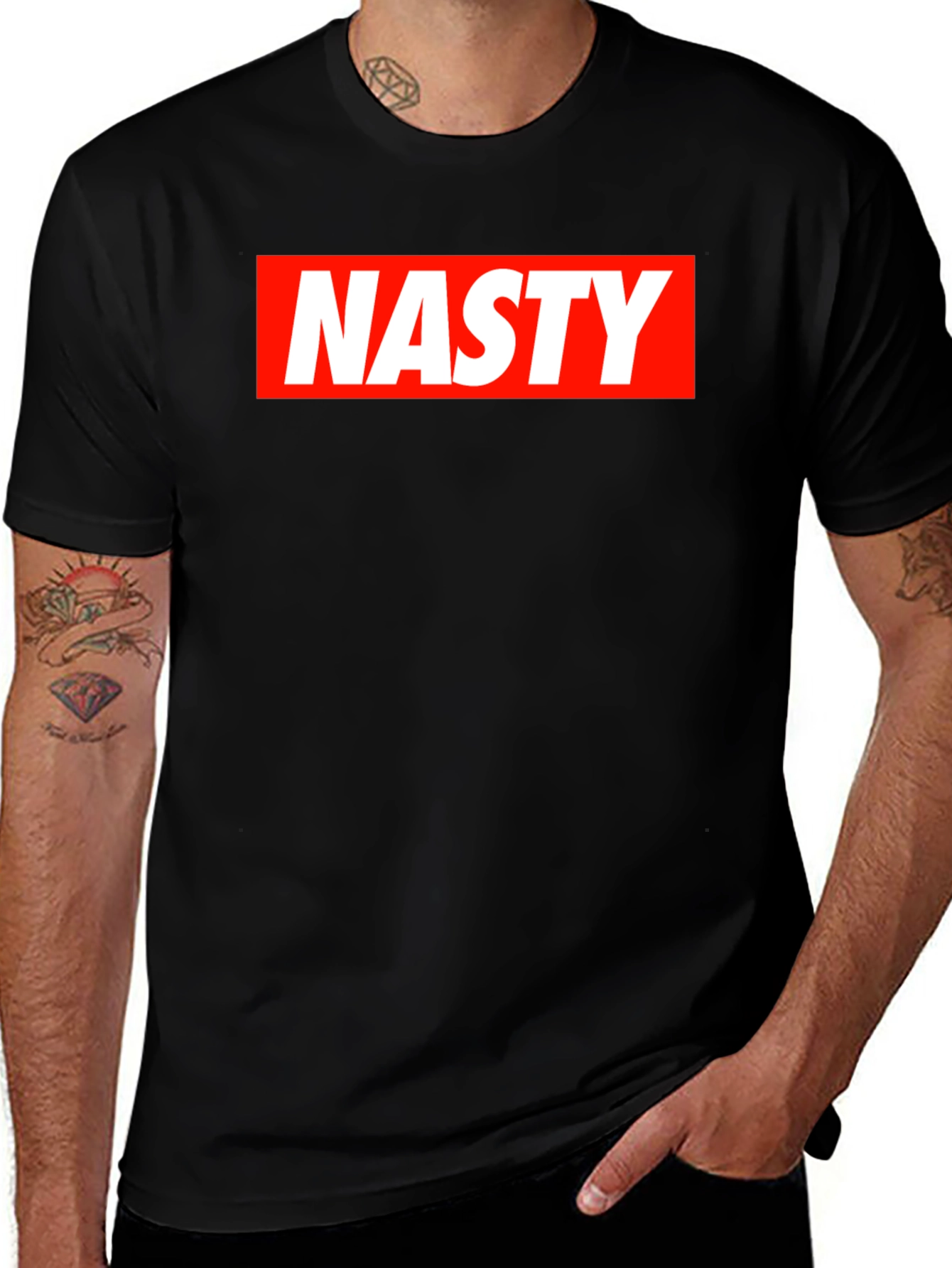 Variant 23 of Nasty Graphic Tee - Bold Statement T-Shirt