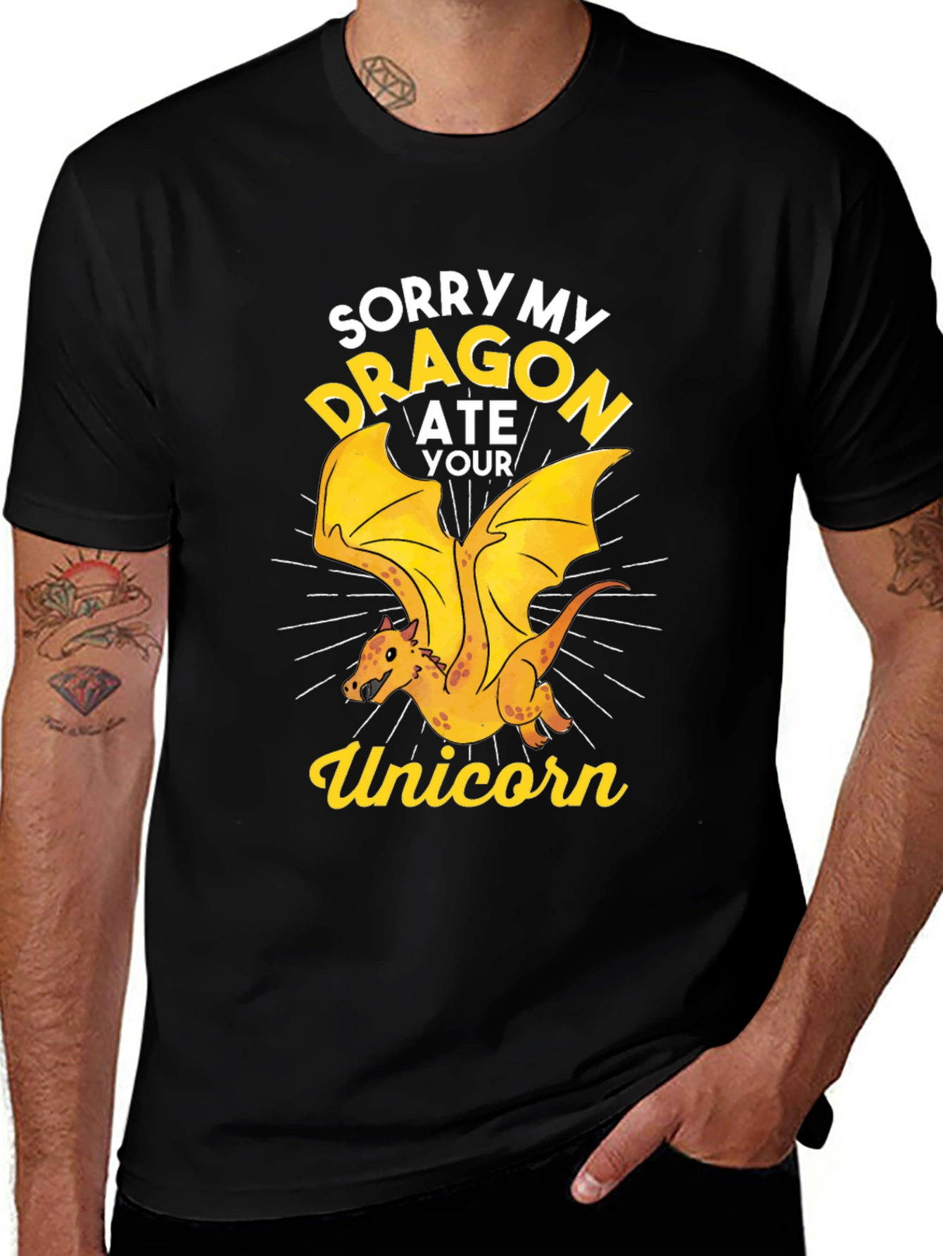 Variant 22 of Dragon Ate Your Unicorn T-Shirt