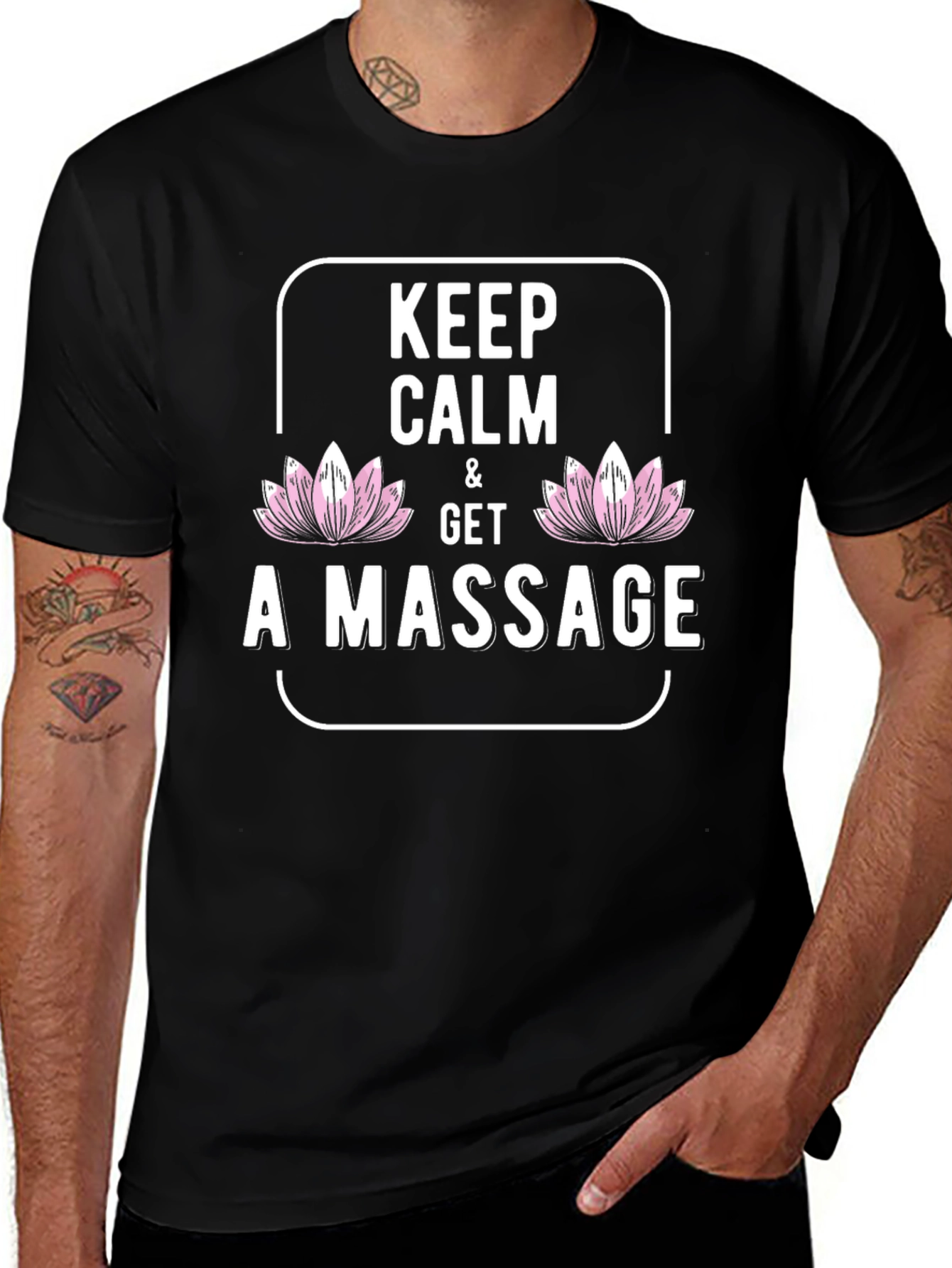 Variant 14 of Keep Calm & Get A Massage T-Shirt