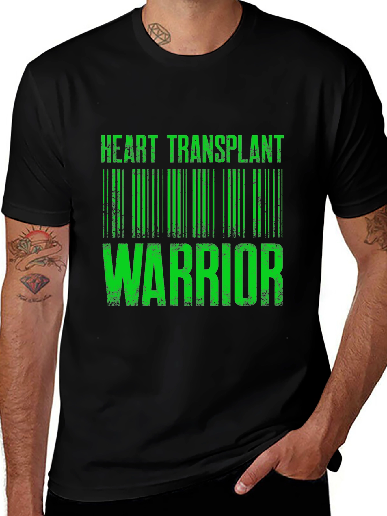 Variant 21 of Heart Transplant Warrior Graphic T-Shirt