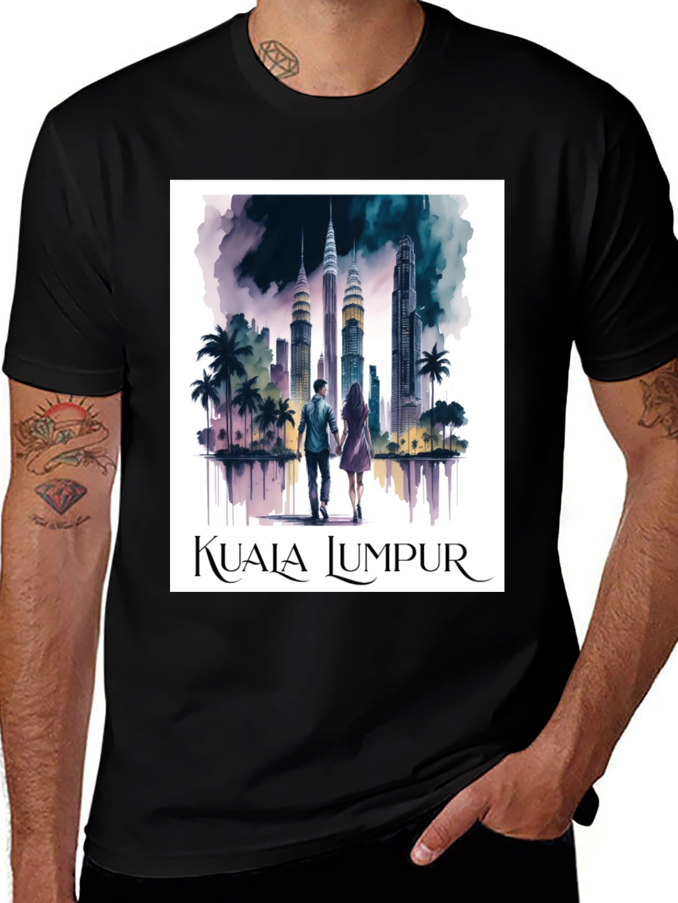 Kuala Lumpur Graphic T-Shirt