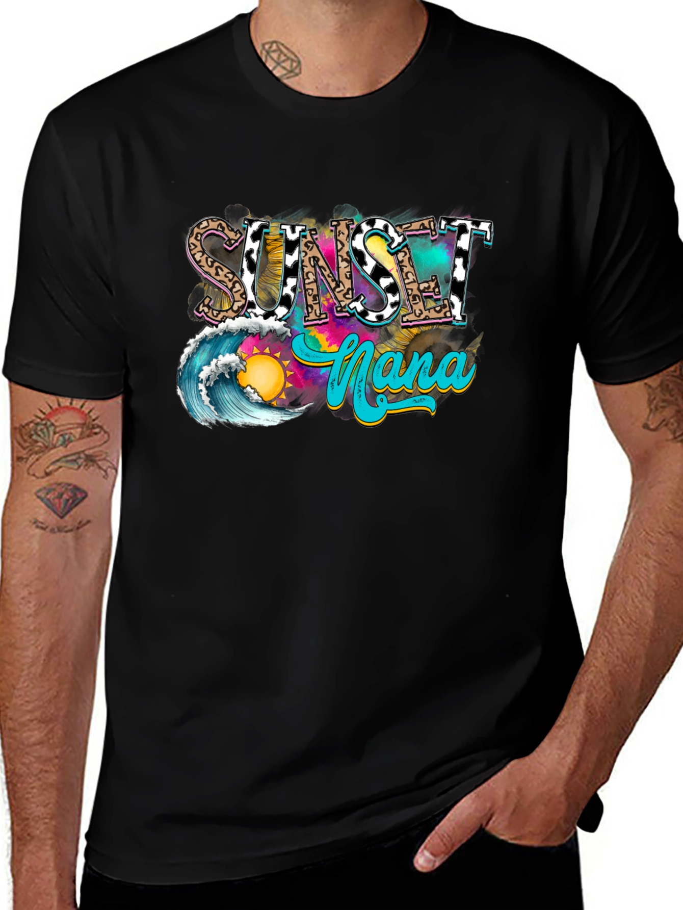 Variant 3 of Sunset Nana Graphic T-Shirt