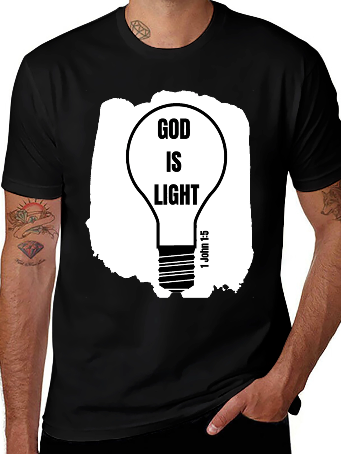 God is Light T-Shirt - Christian Graphic Tee
