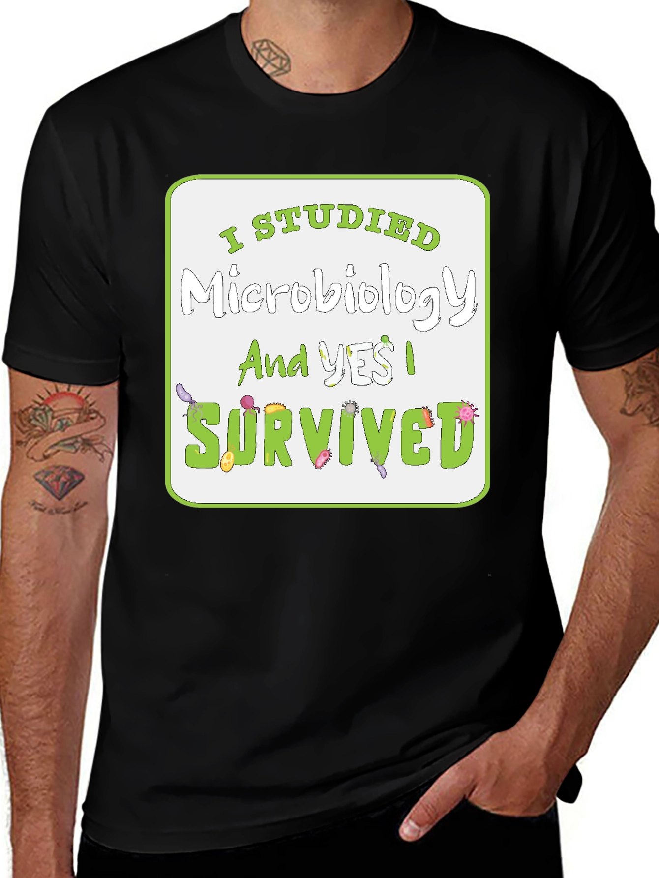 Variant 23 of Microbiology Survivor T-Shirt
