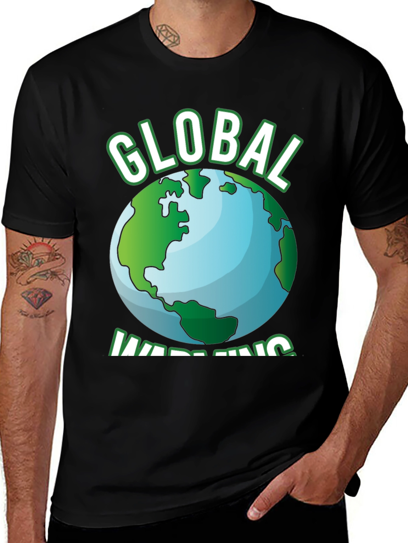 Global Warming Earth Graphic T-Shirt