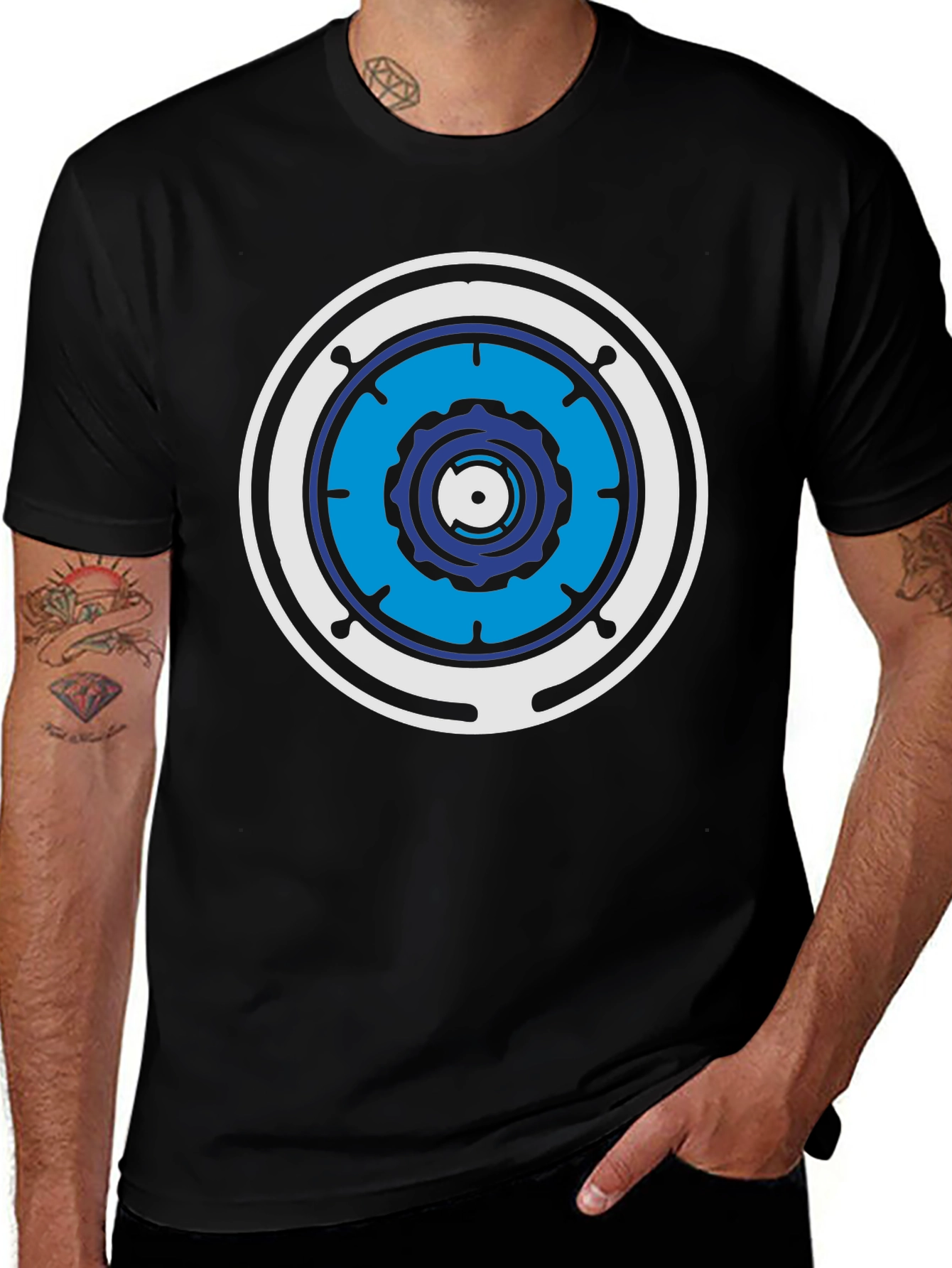 Variant 25 of Circle Graphic T-Shirt - Casual Wear