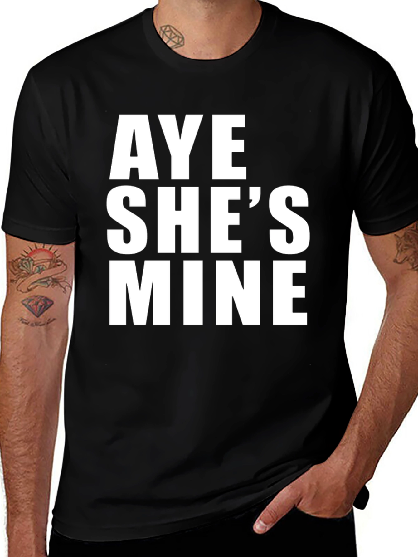 Variant 2 of Aye She's Mine Graphic Tee