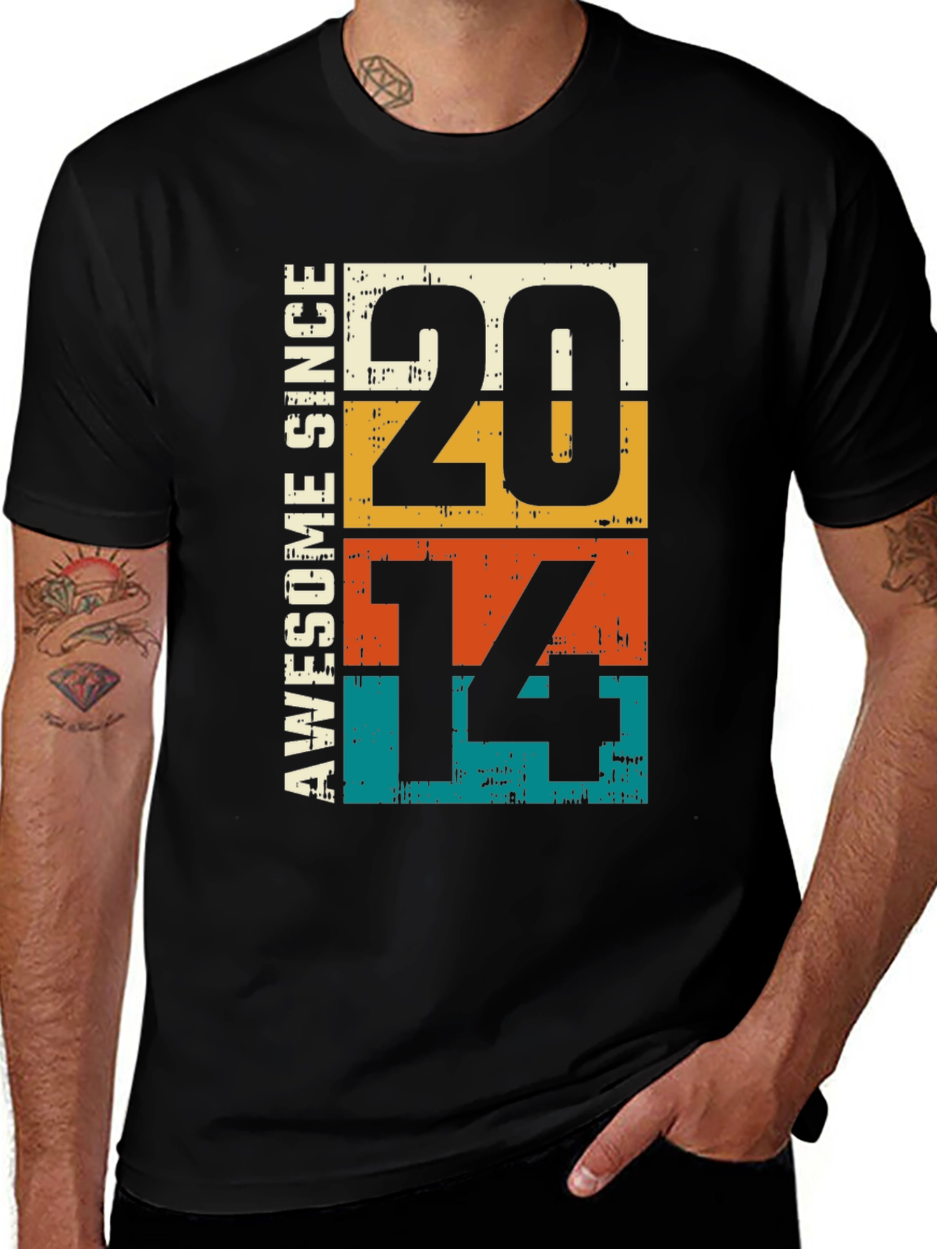 Variant 11 of Awesome Since 2014 Graphic T-Shirt
