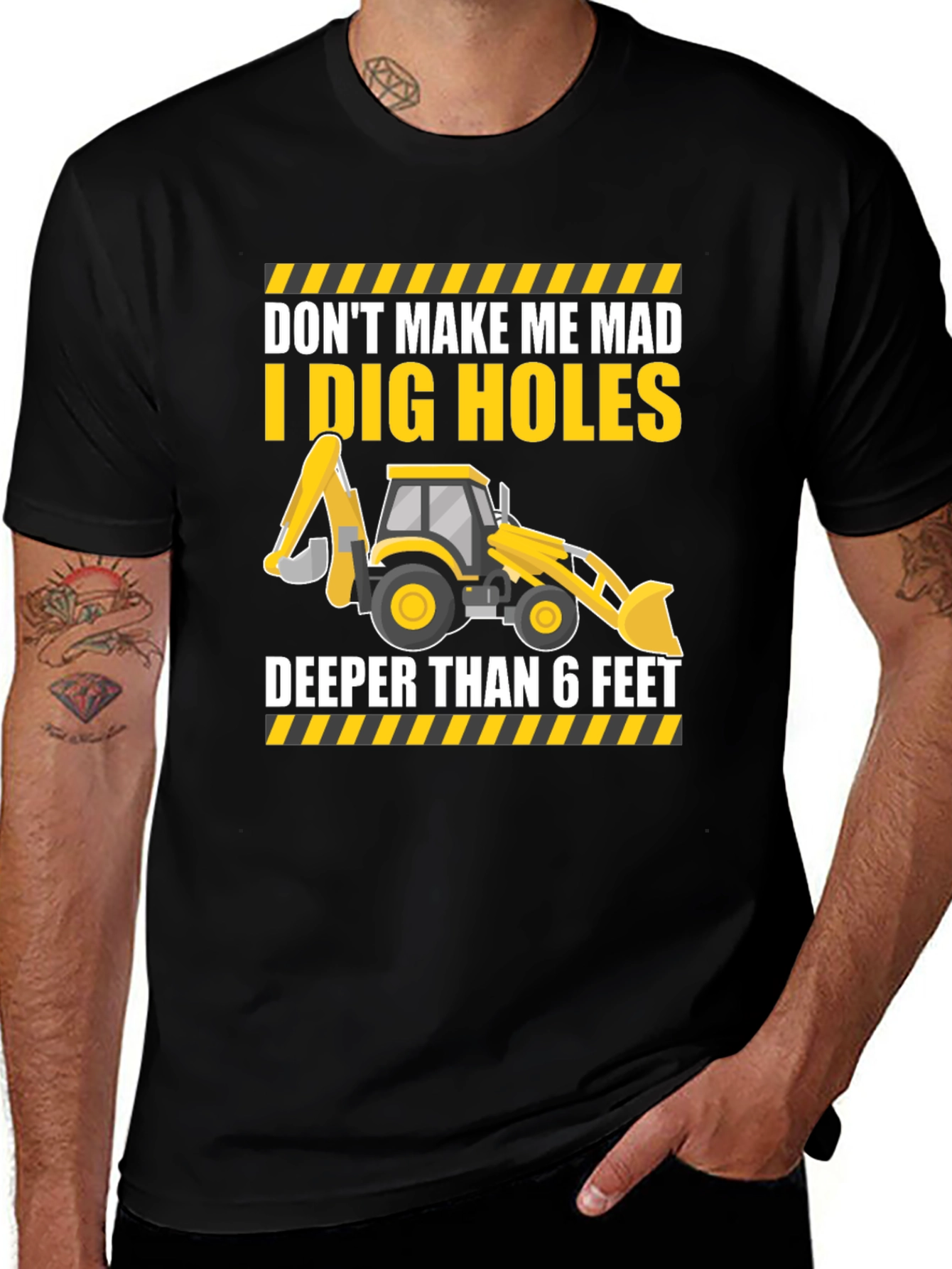 Variant 9 of I Dig Holes T-Shirt - Construction Humor