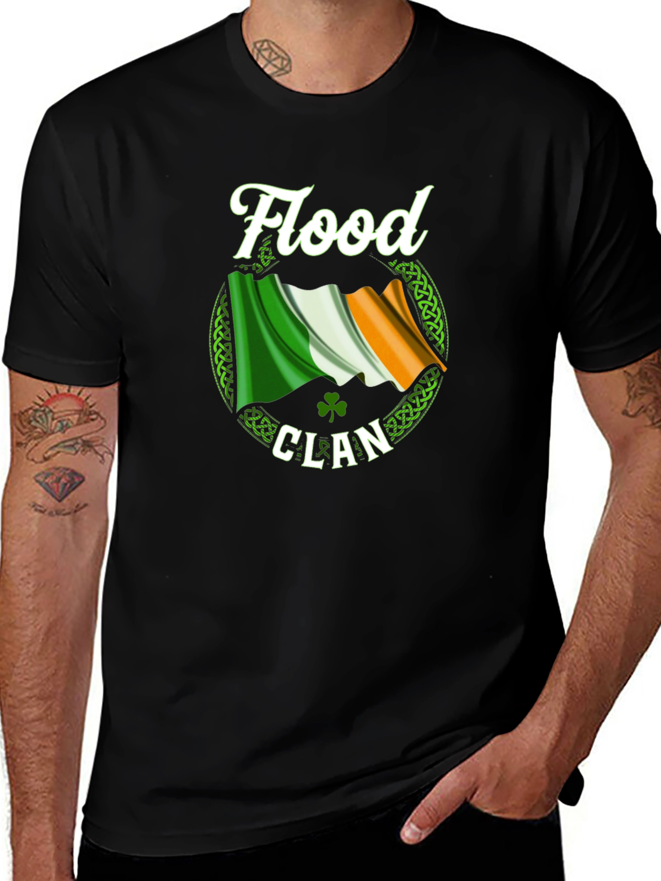 Flood Clan Irish Flag T-Shirt