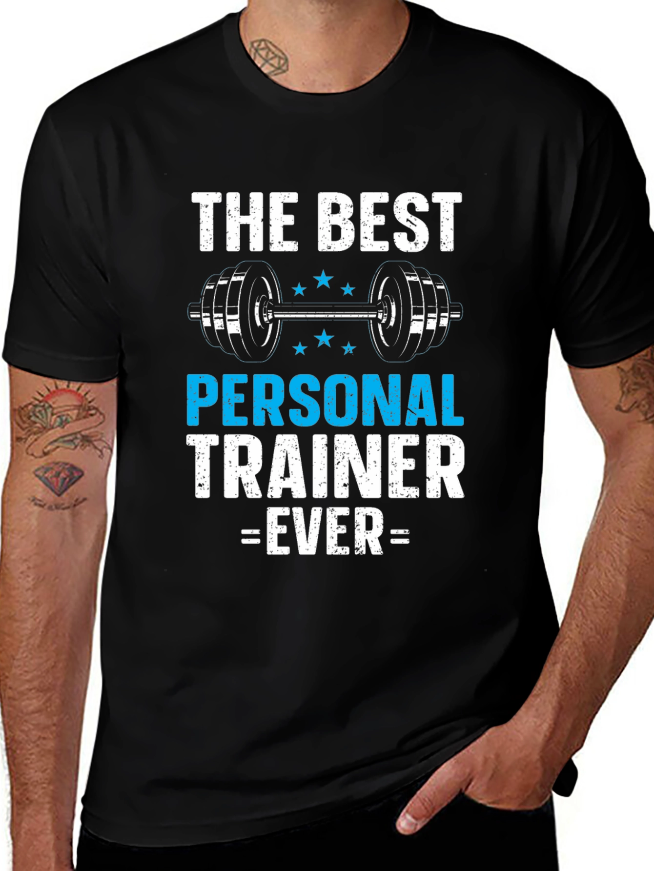 Variant 3 of Best Personal Trainer Ever T-Shirt - Gym Workout Apparel