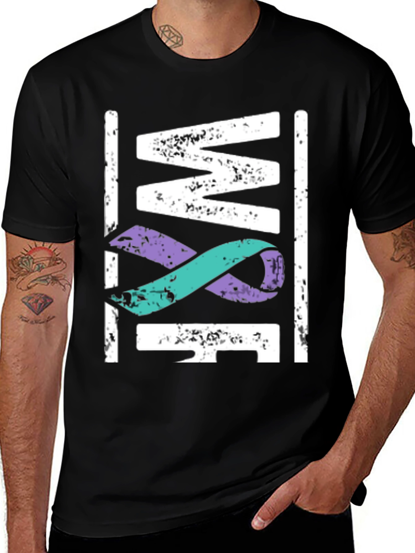 Variant 18 of Awareness Ribbon Graphic T-Shirt
