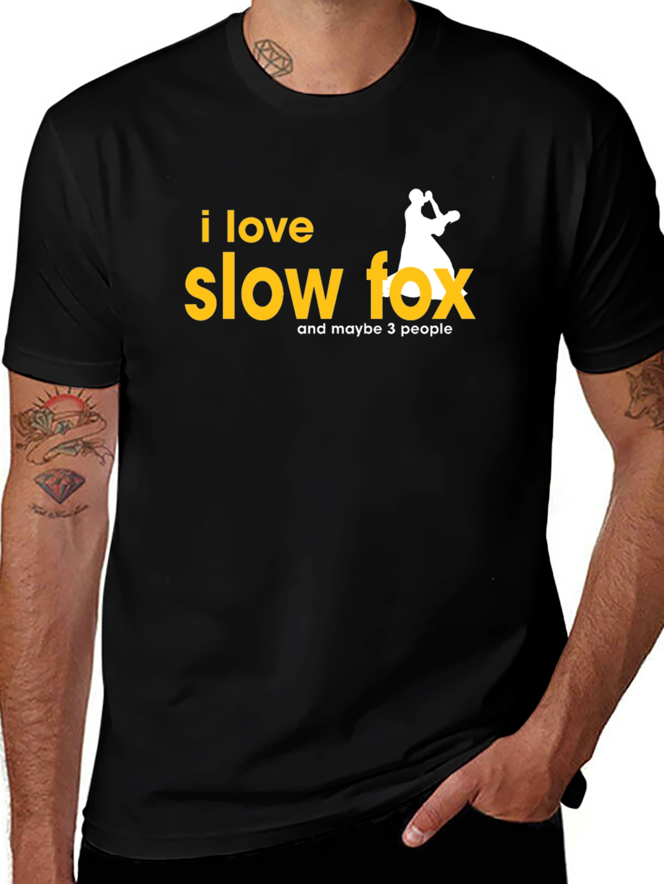 Variant 15 of I Love Slow Fox T-Shirt - Ballroom Dance