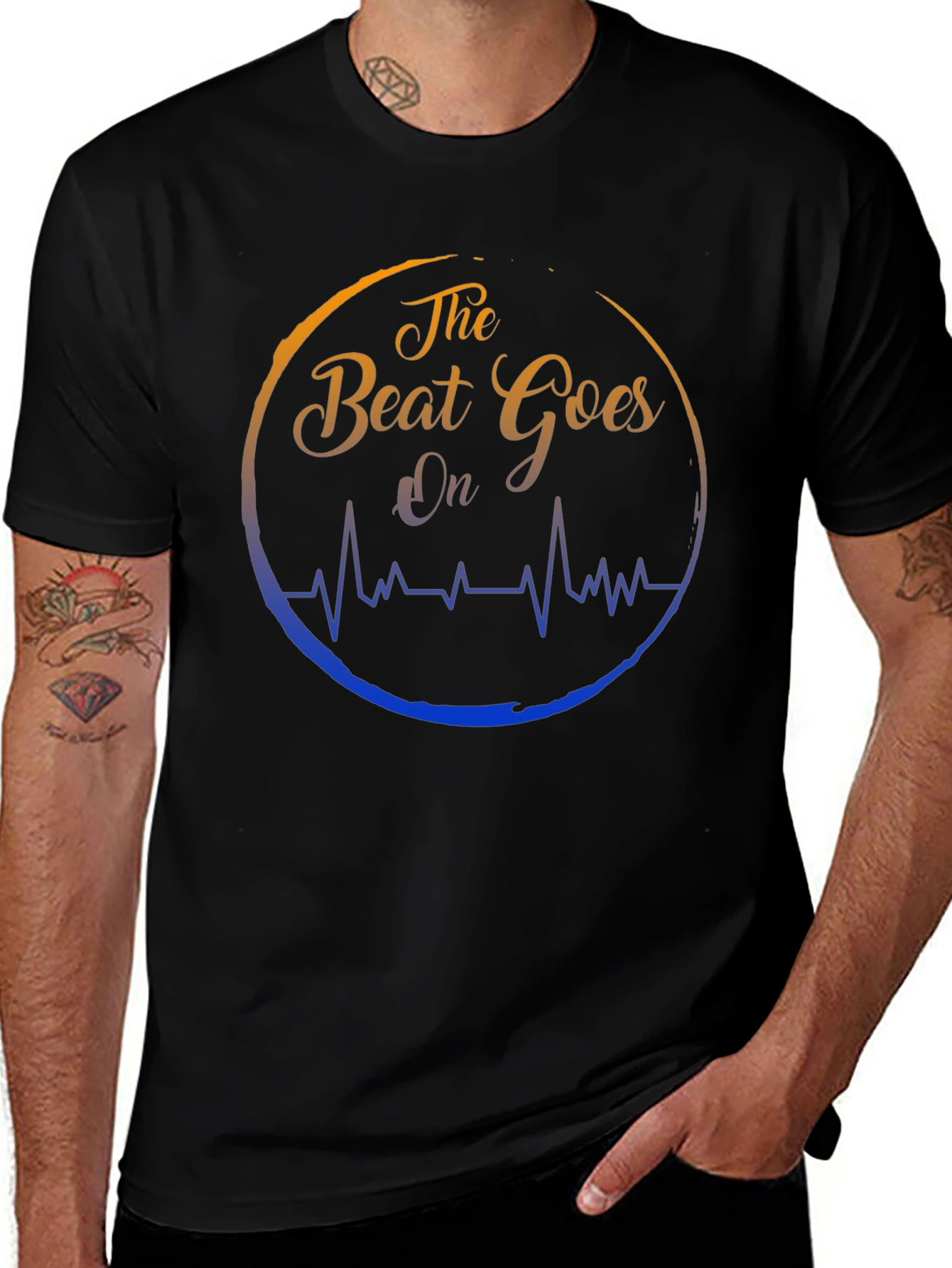 Variant 9 of The Beat Goes On Graphic T-Shirt