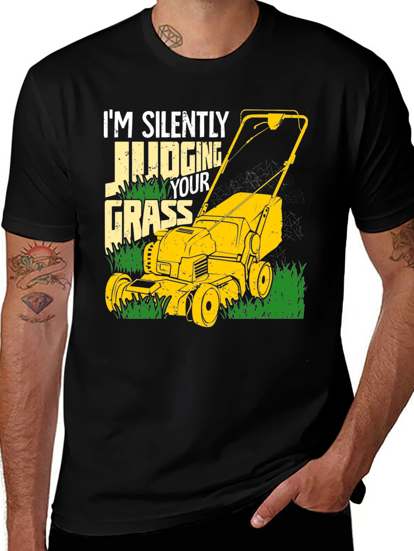 Variant 17 of I'm Silently Judging Your Grass T-Shirt