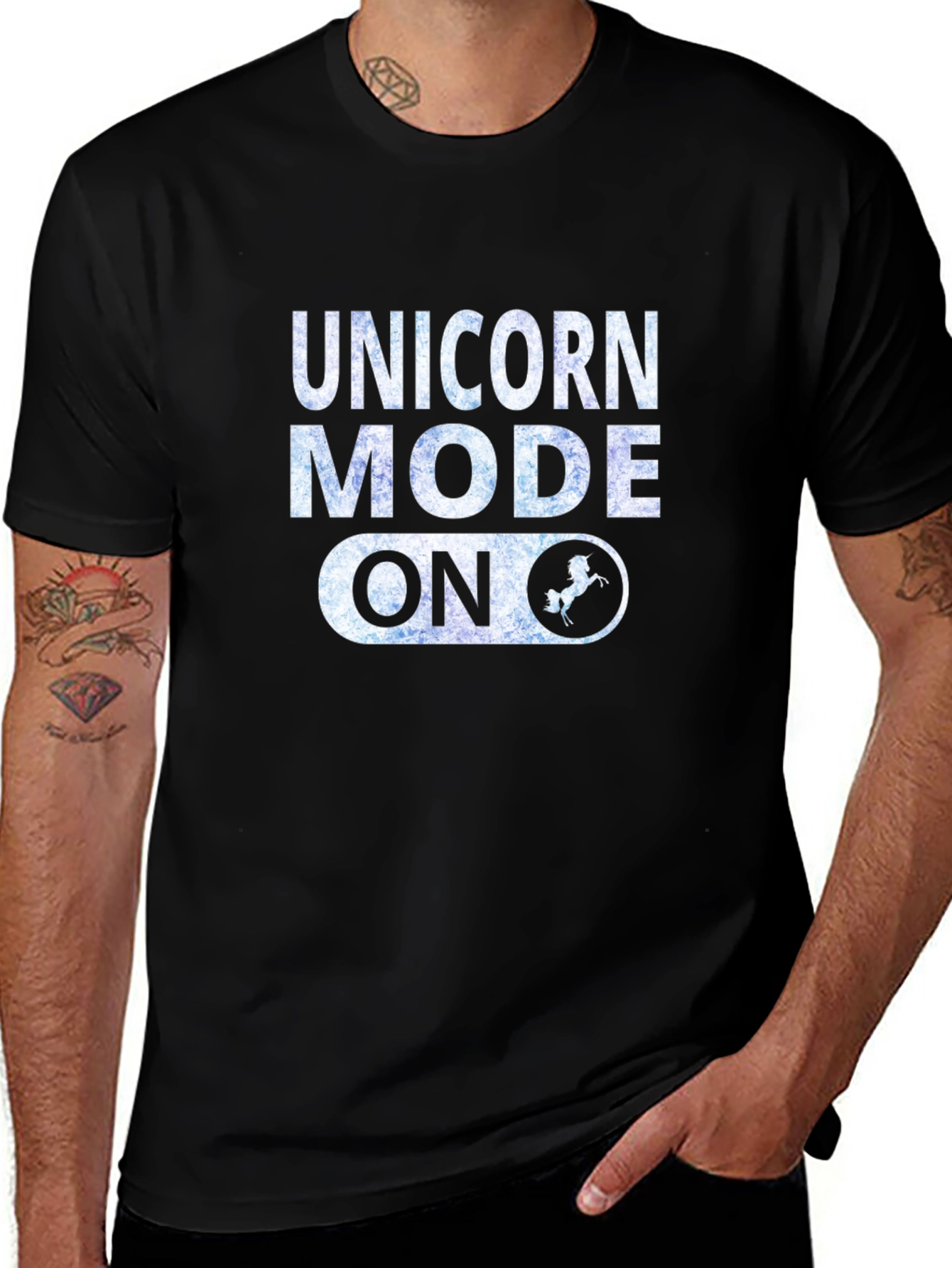 Variant 5 of Unicorn Mode On - Novelty Graphic Tee