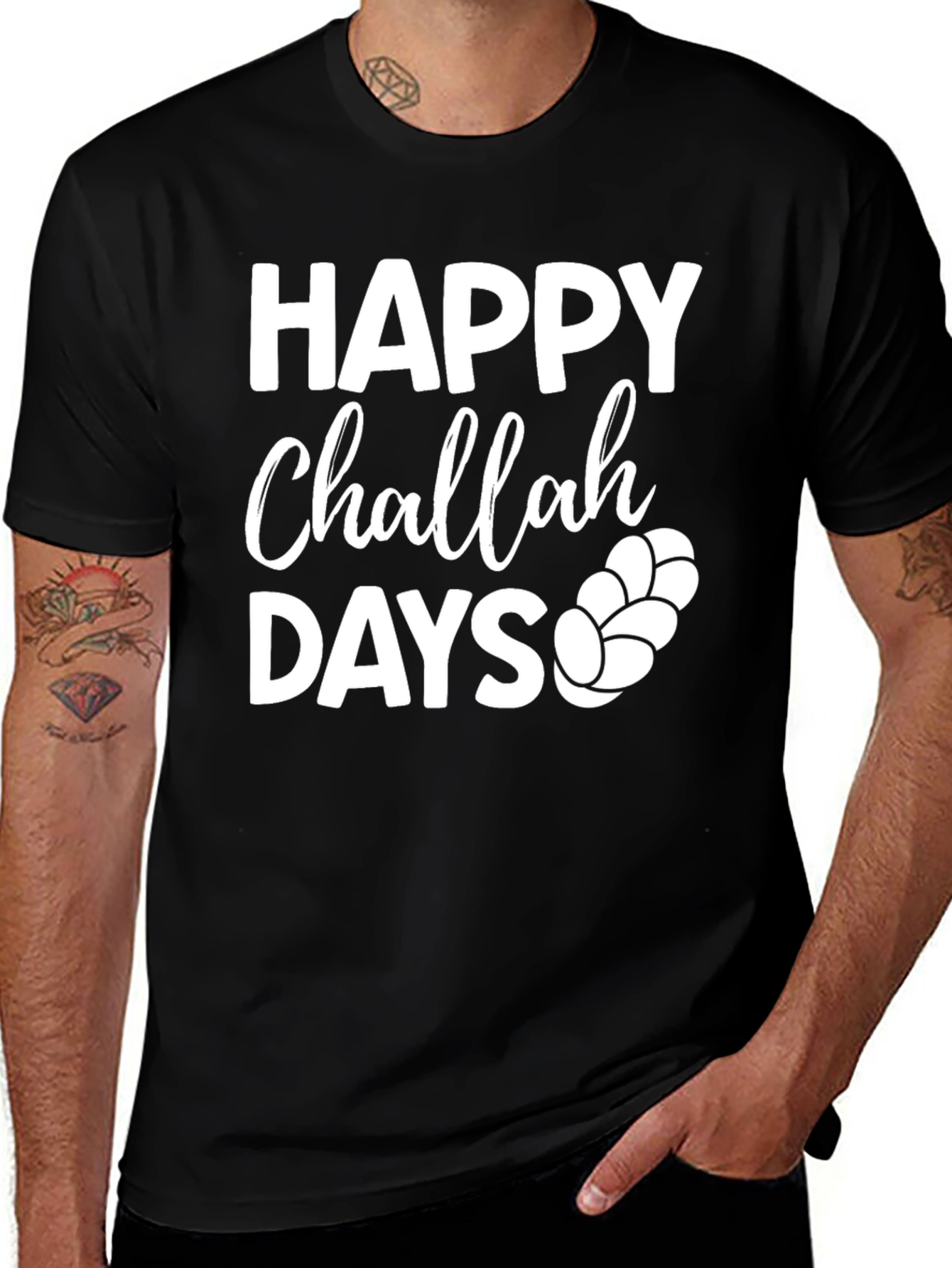 Happy Challah Days T-Shirt - Jewish Holiday Apparel