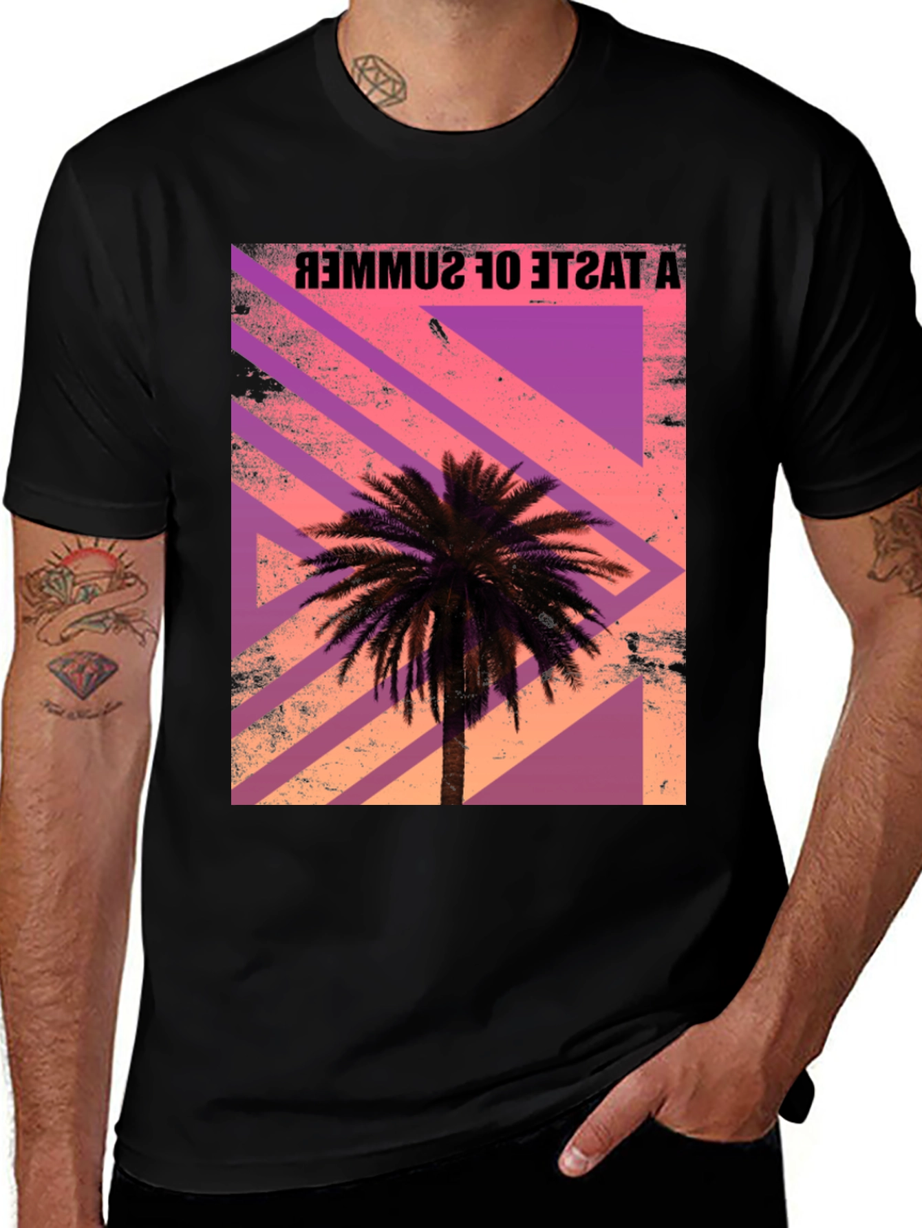 Variant 20 of A Taste of Summer Palm Graphic Tee