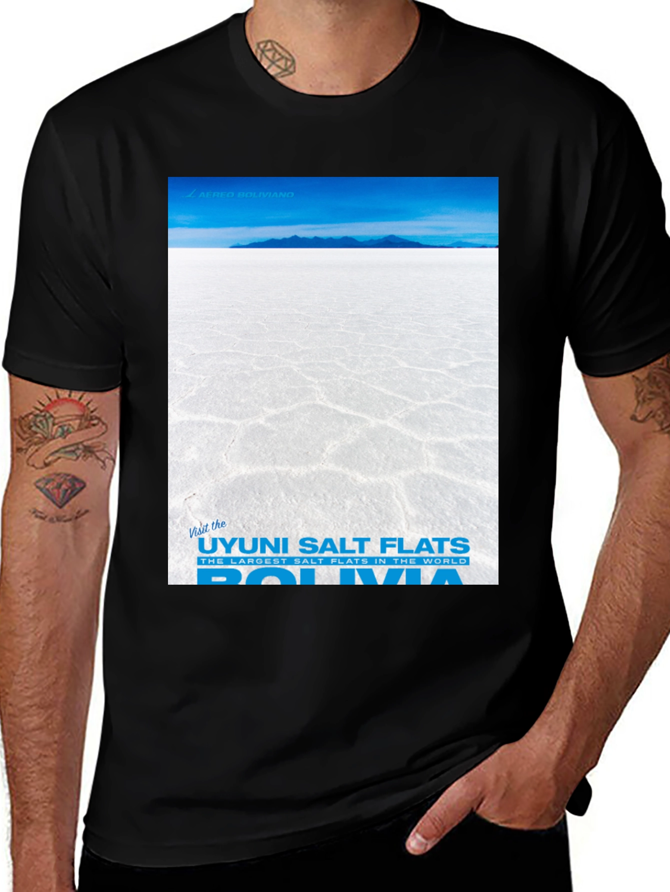 Variant 11 of Uyuni Salt Flats Bolivia Graphic T-Shirt
