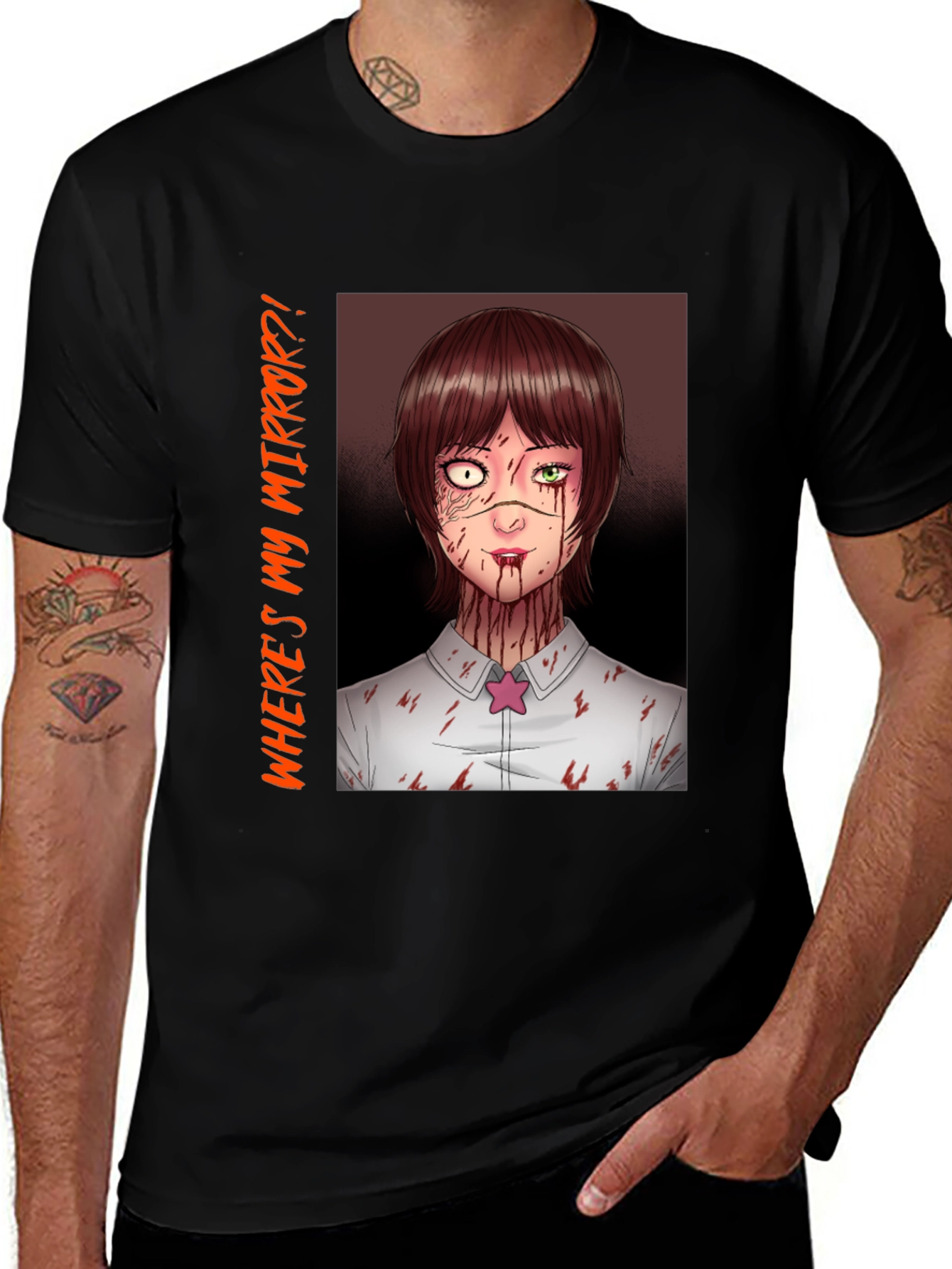 Variant 7 of Junji Ito Inspired Horror T-Shirt